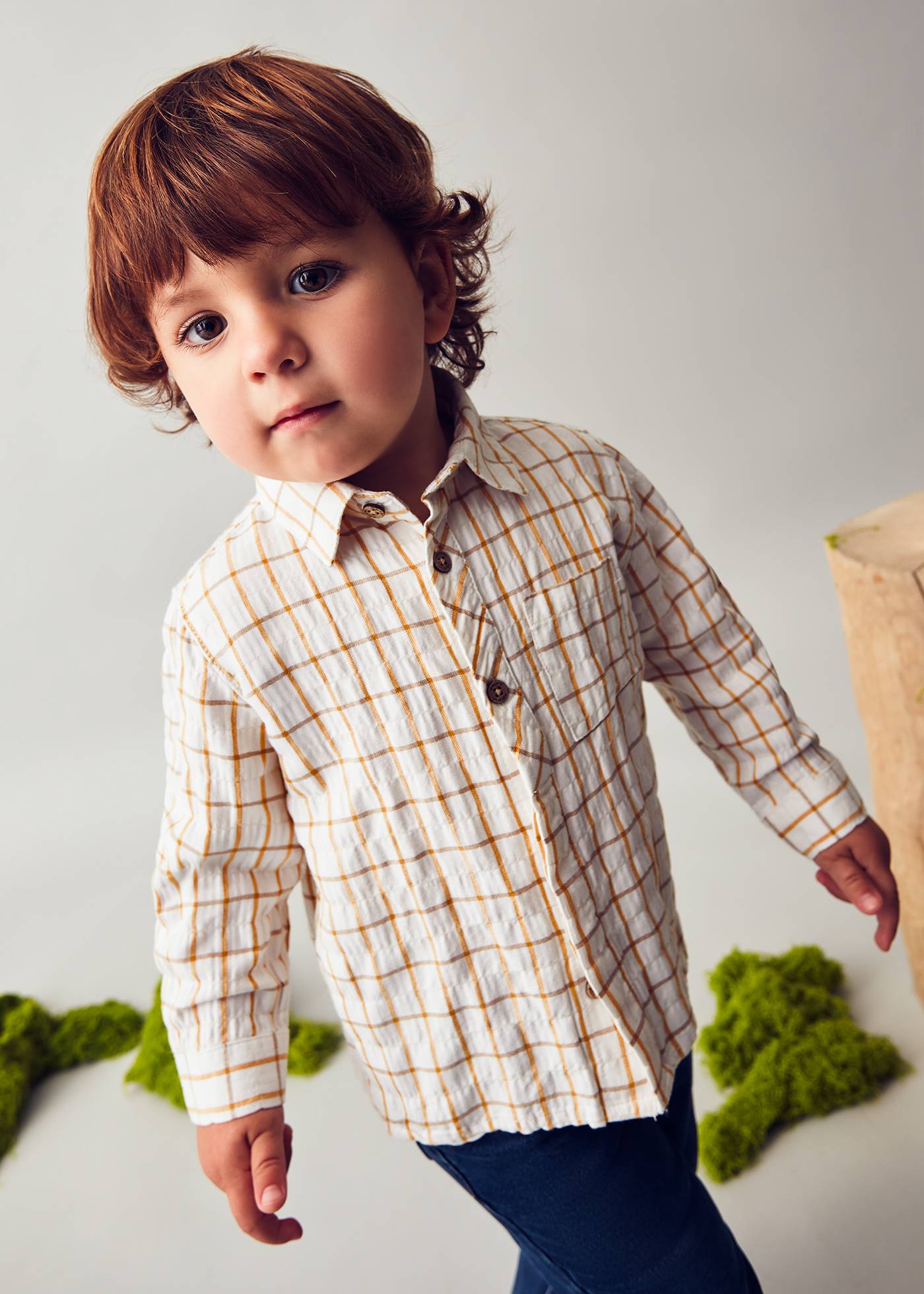 Camisa cuadros bebé
