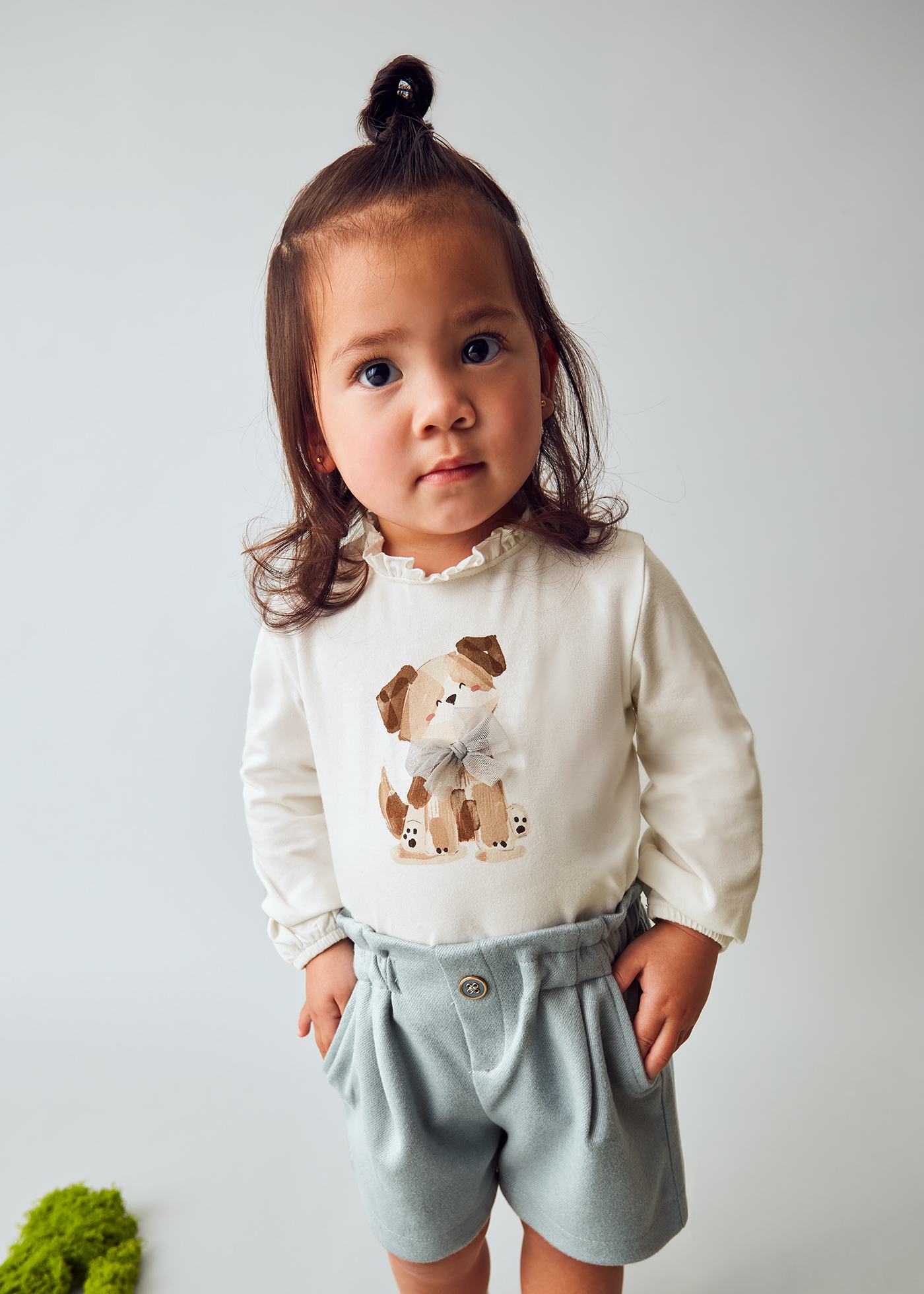 Baby shorts with pockets