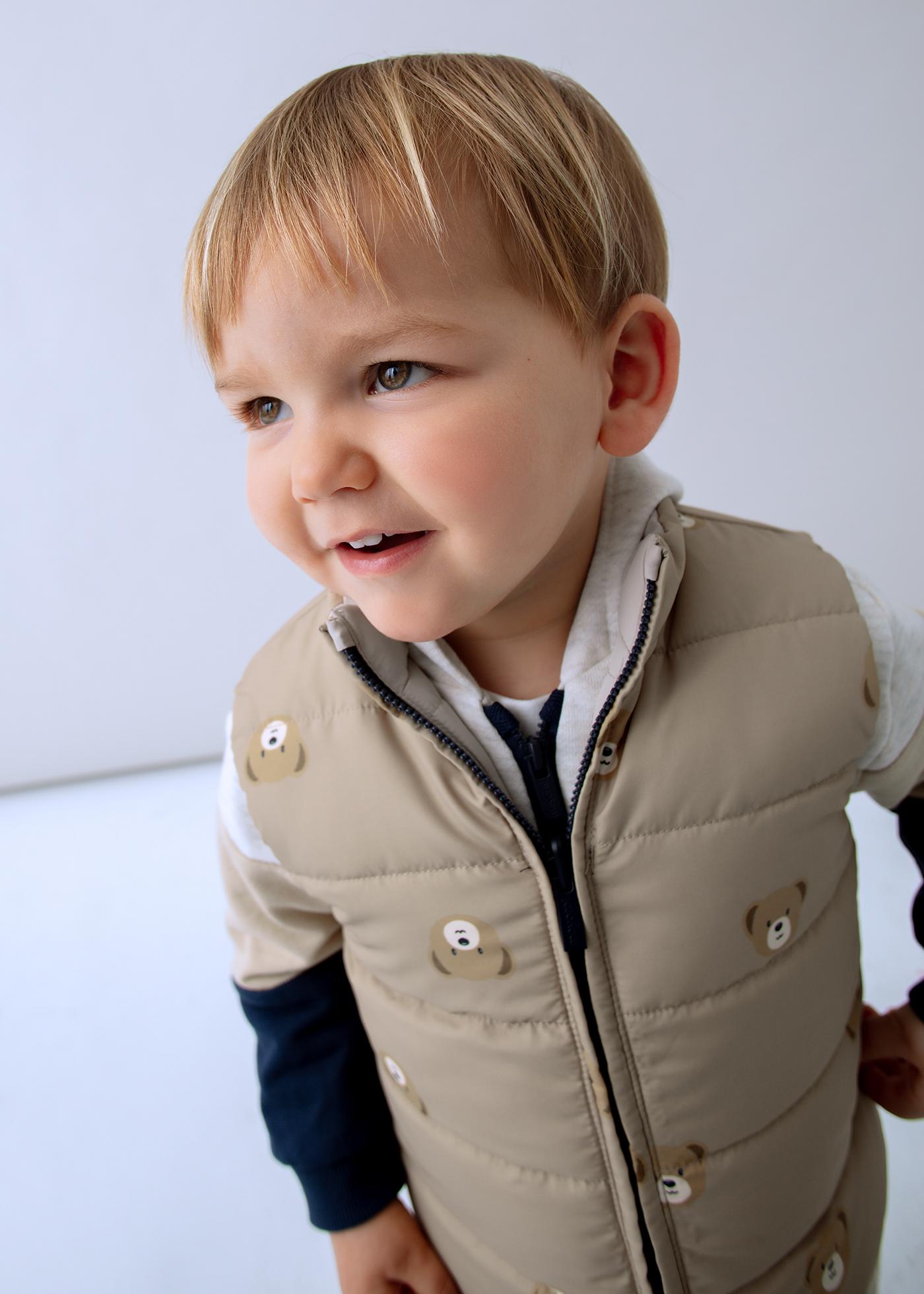 Chaleco reversible bebé
