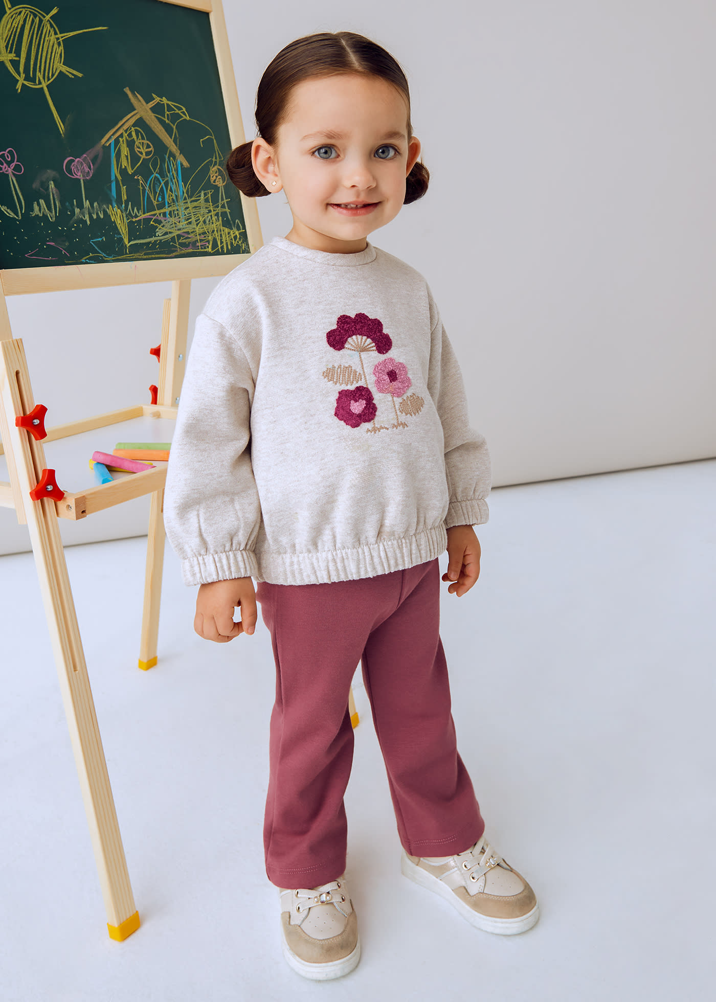 Baby legging and bell sleeve jumper set