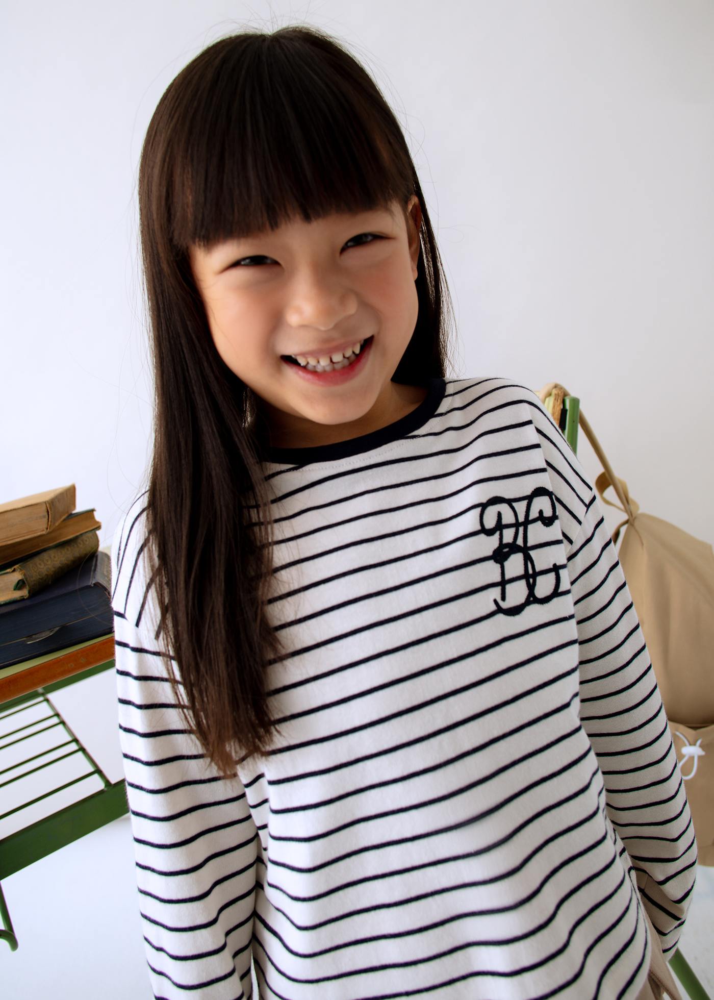 T-shirt rayé unisexe
