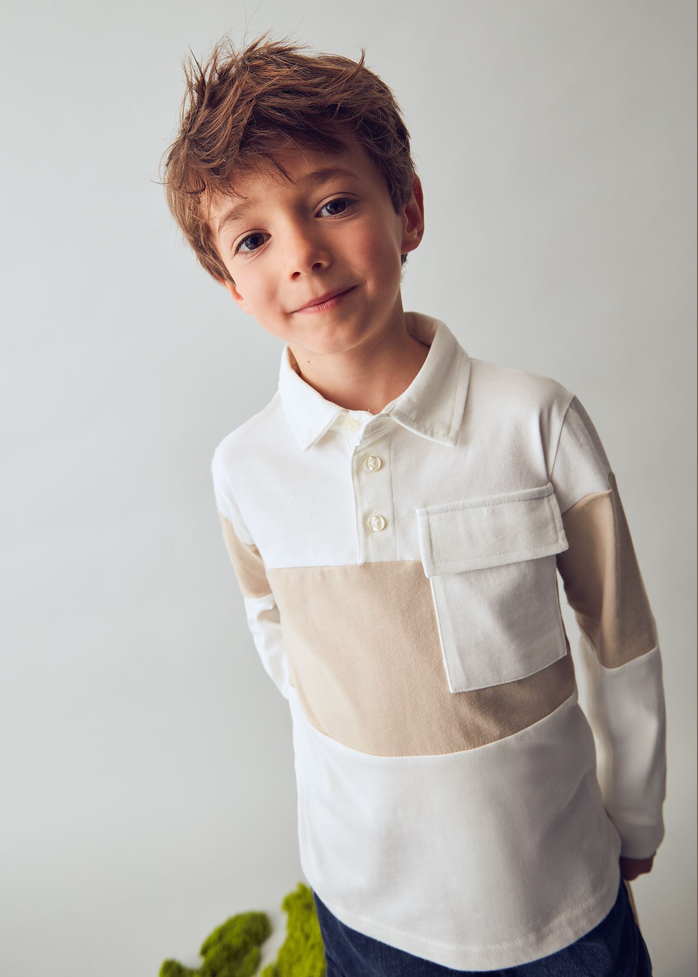 Poloshirt gestreift Jungen