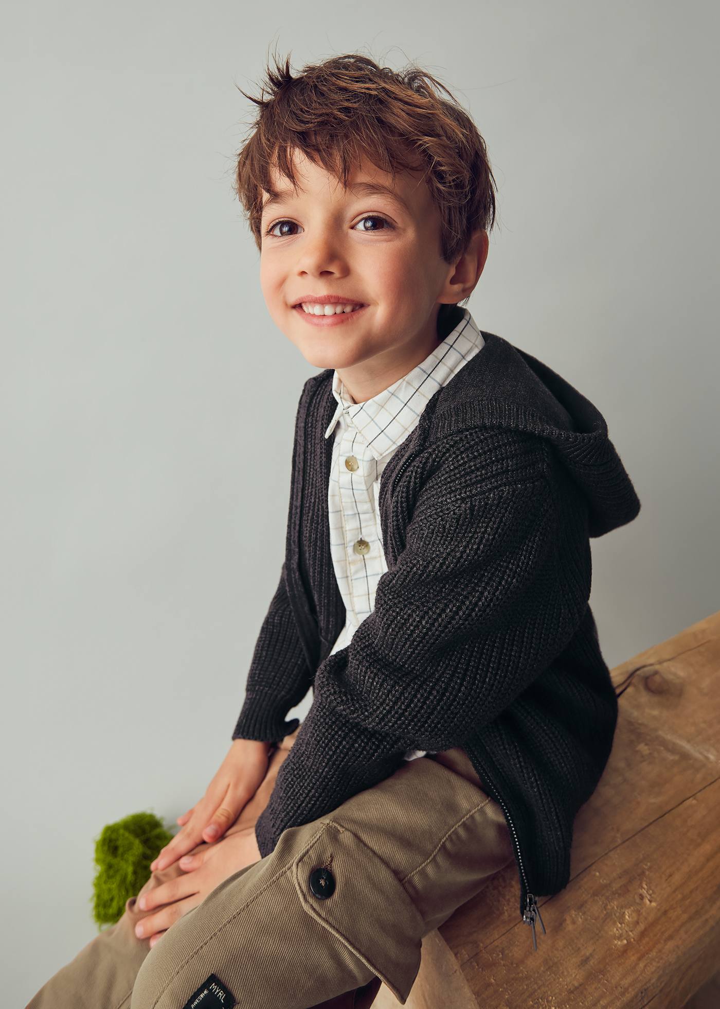 Boys knitted cardigan