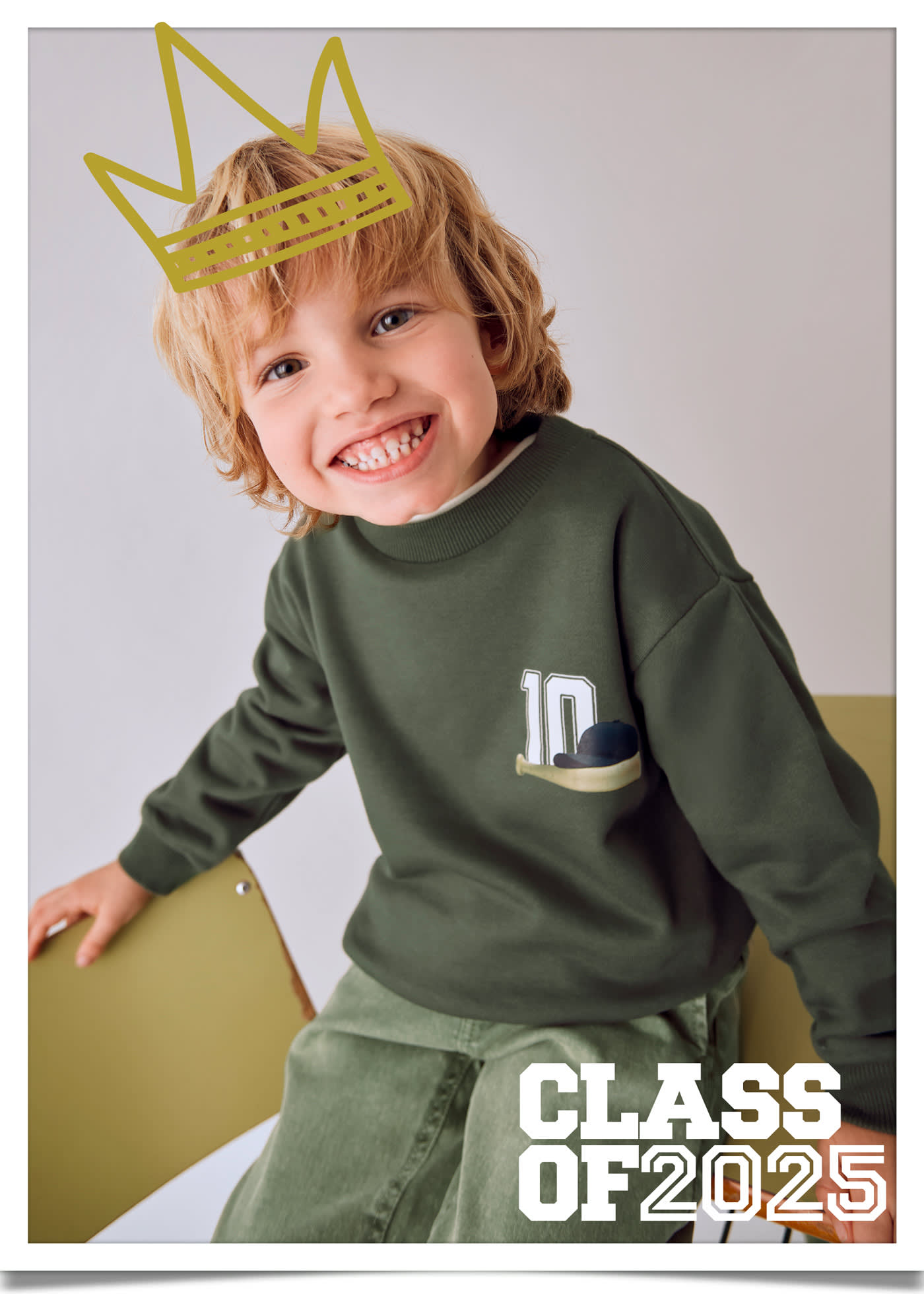 Bluza ze wzorem na plecach dla chłopca