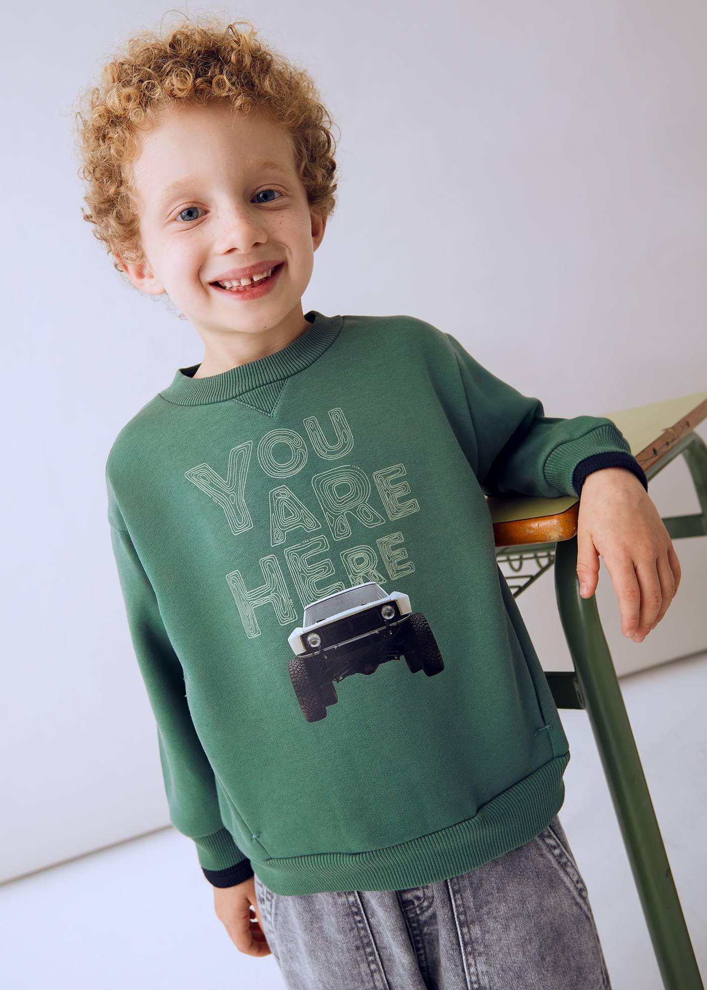 Boys car jumper