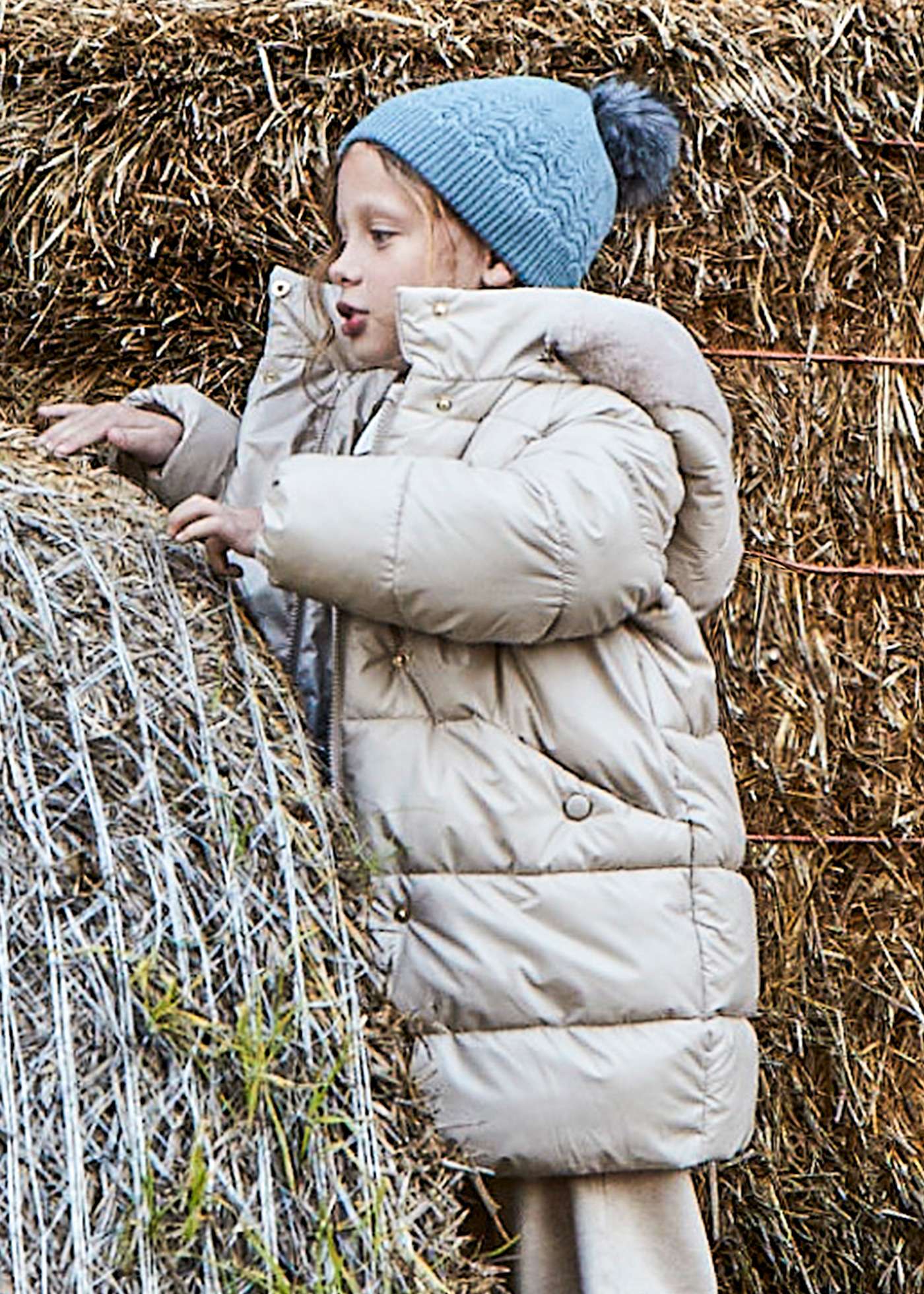 Lange Winterjacke Mädchen