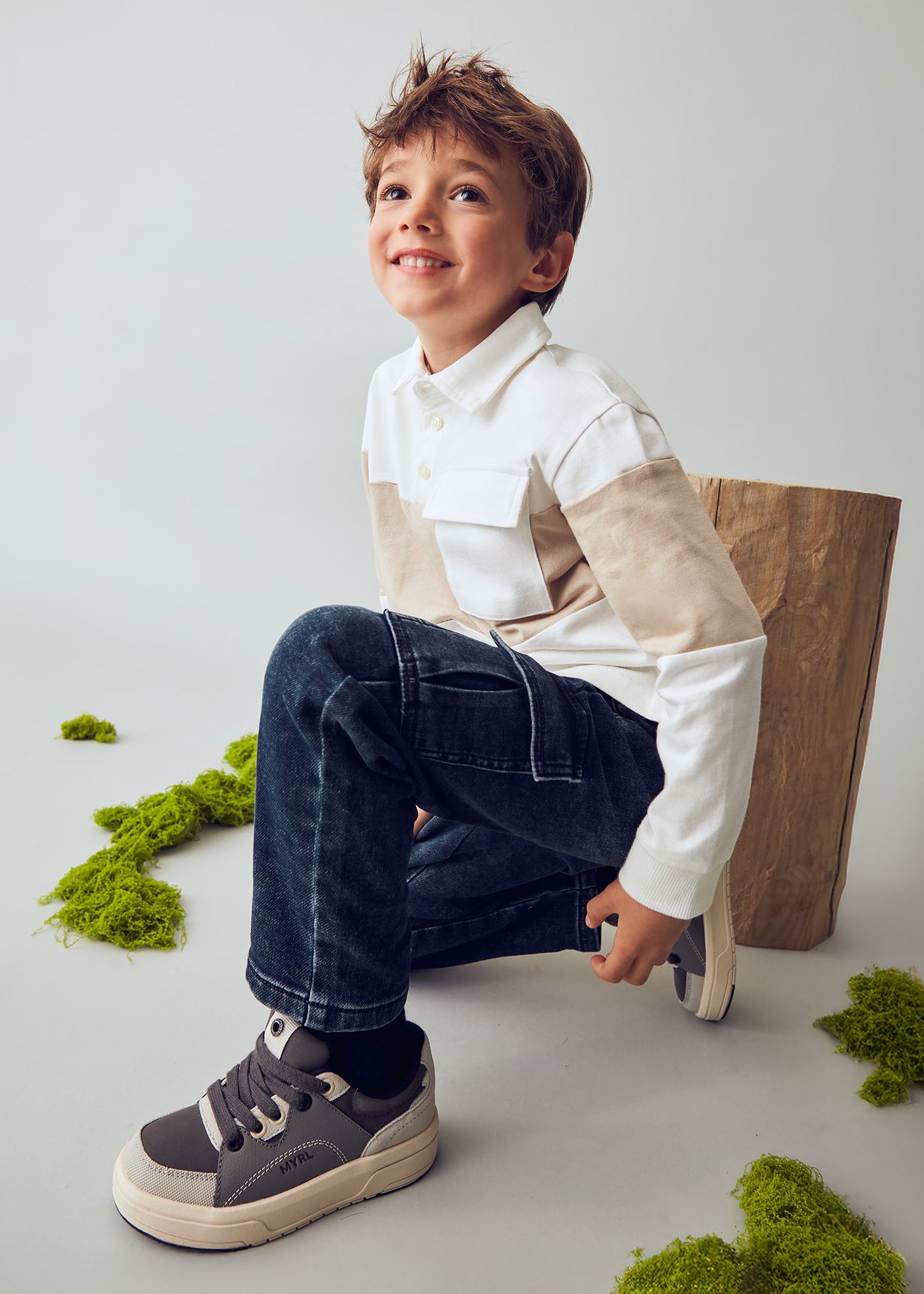Pantalón vaquero cargo niño