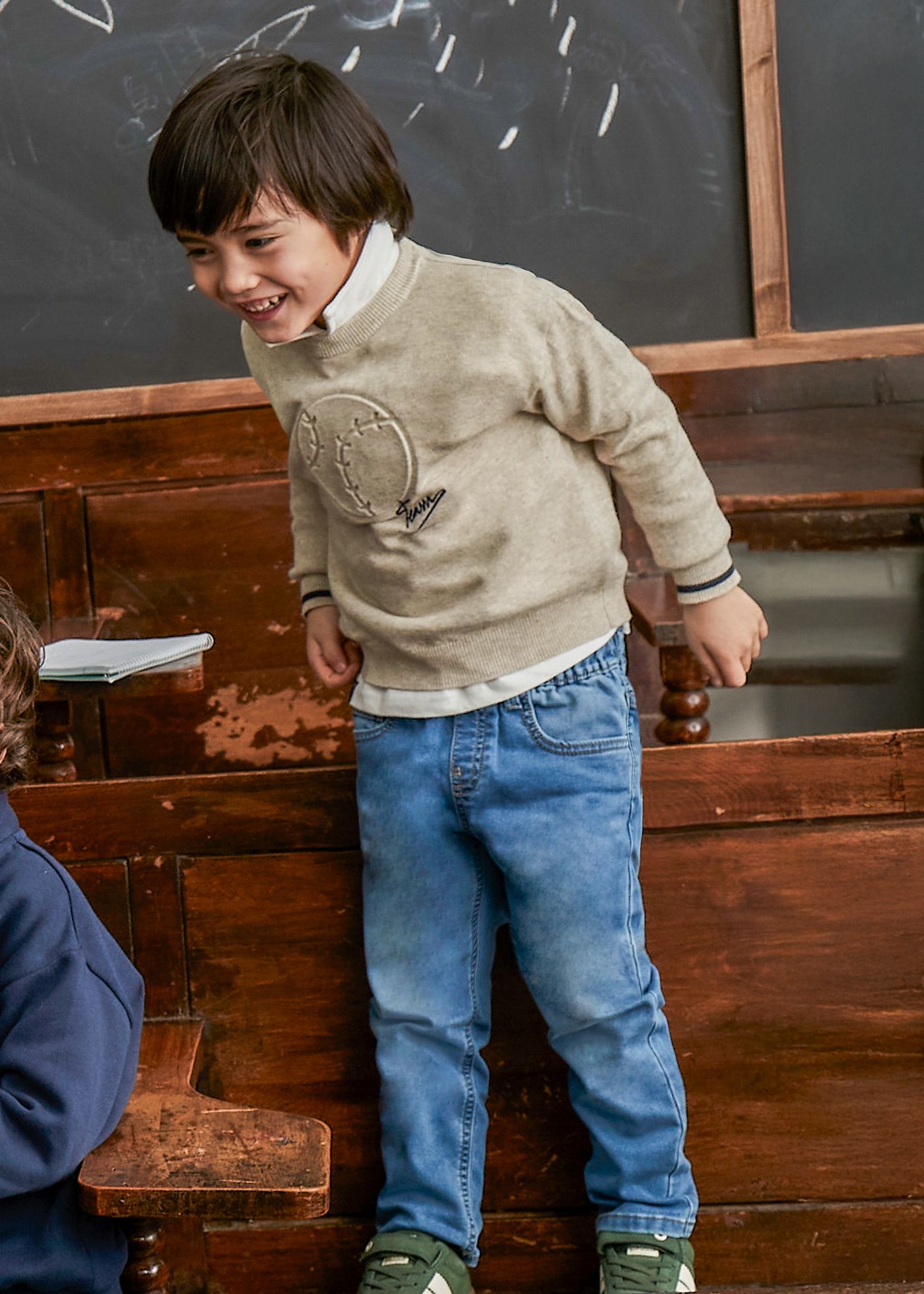 Boys denim joggers