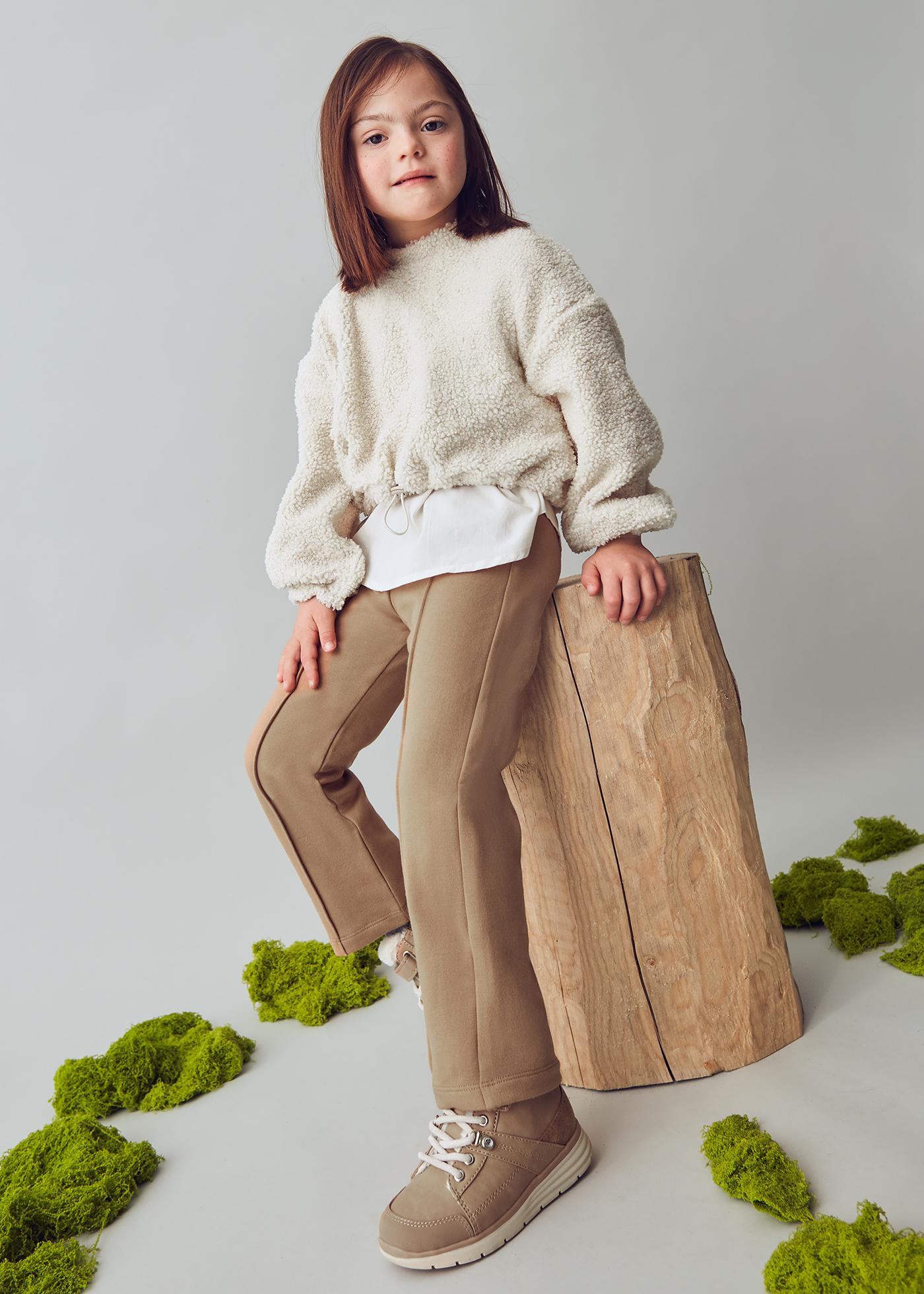Leggings en molleton fille