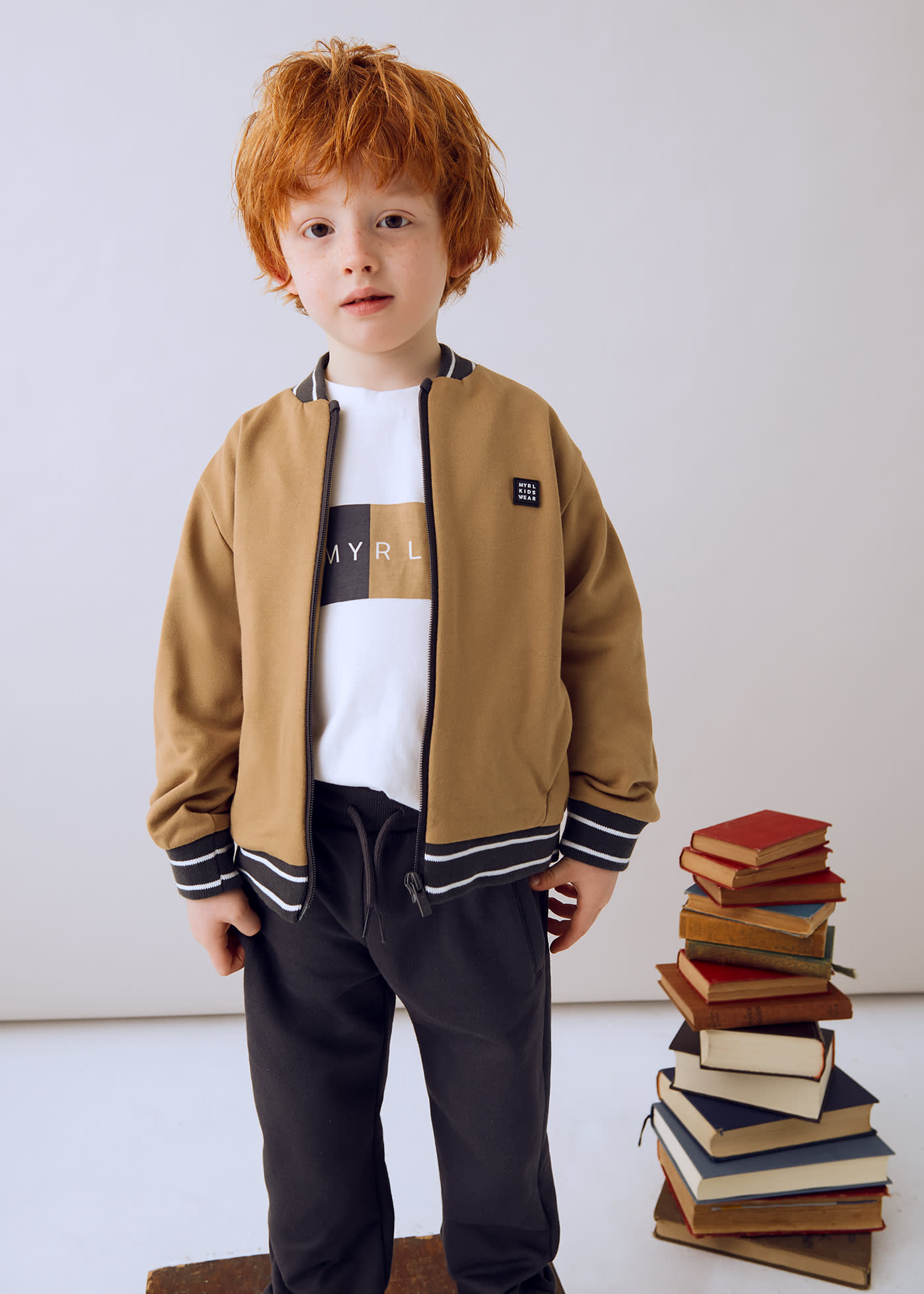 Boys 3 piece bomber jacket tracksuit