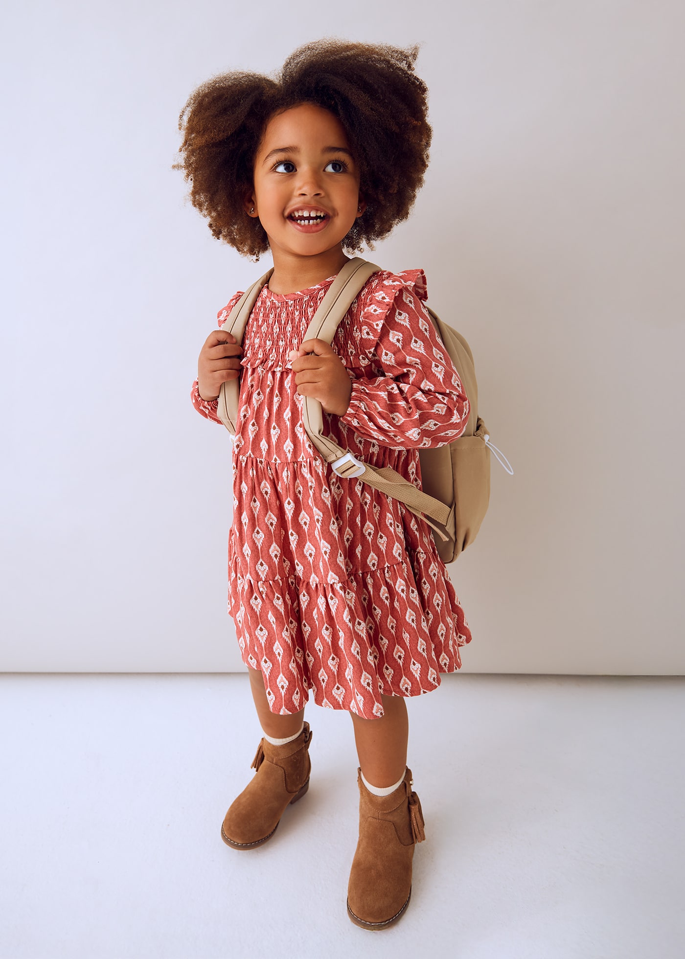 Vestido viella estampado menina