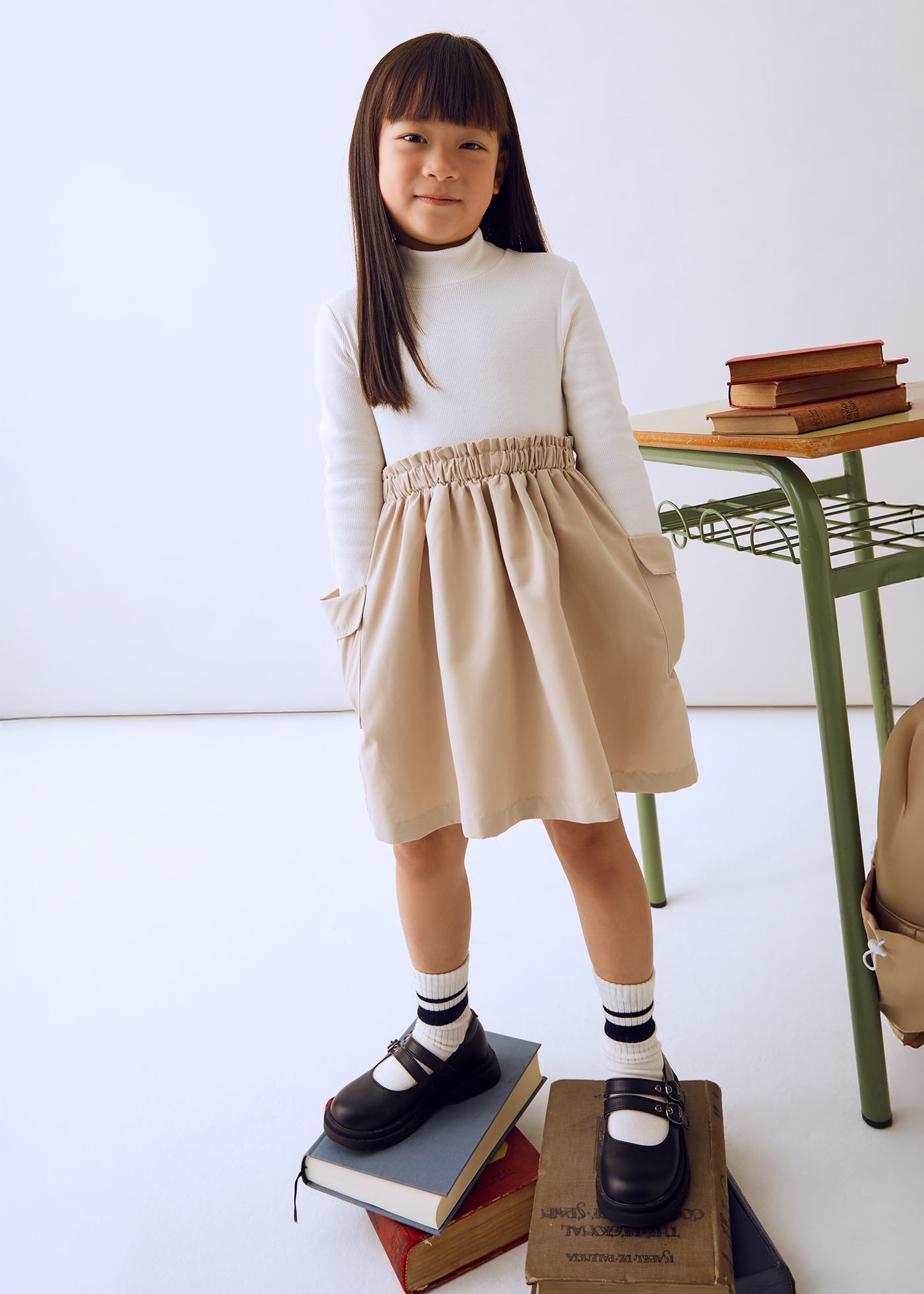 Girls combined dress