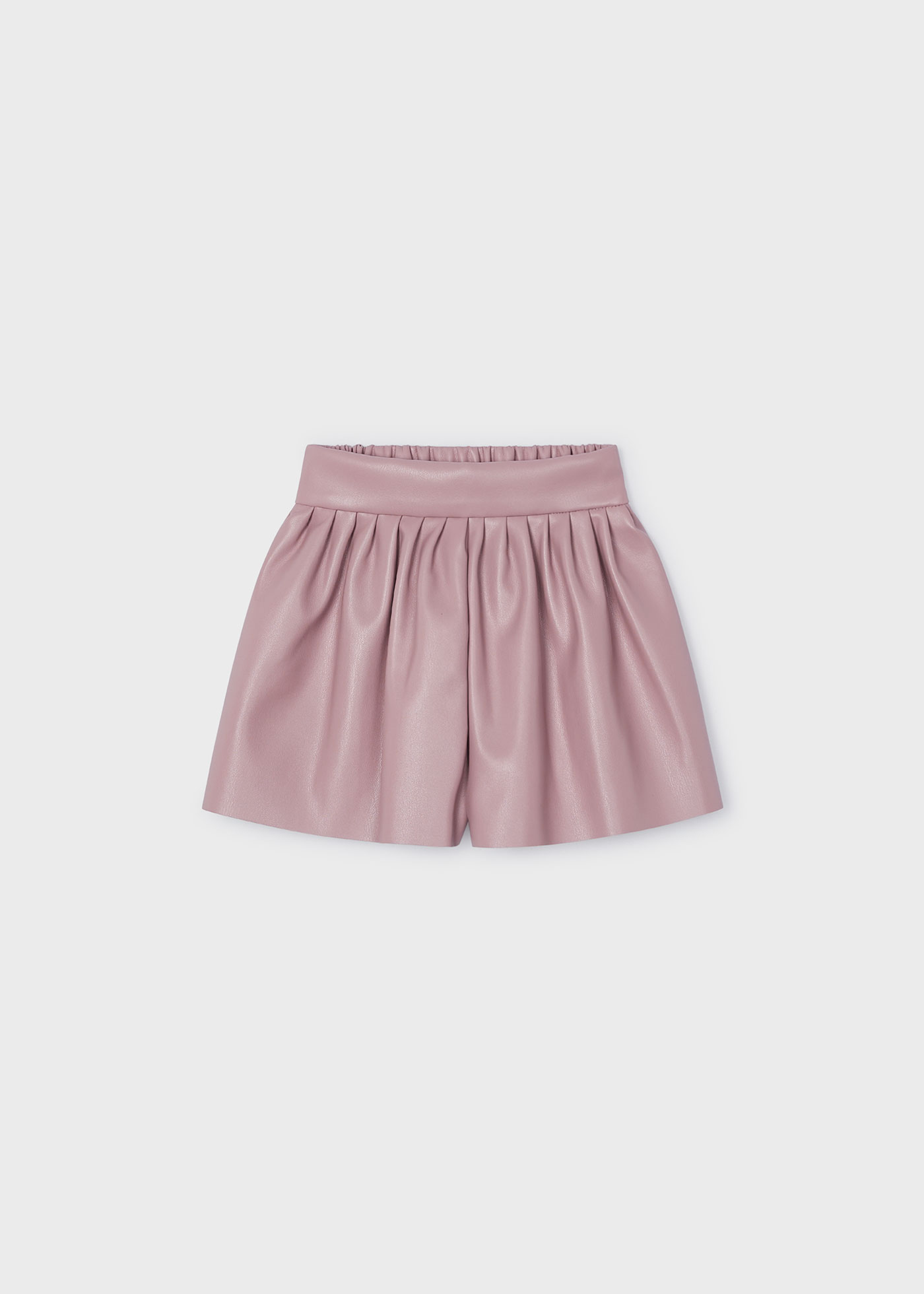 Pantaloncino similpelle bambina