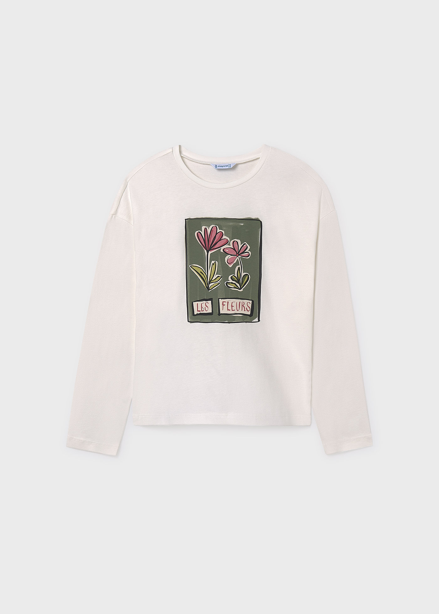 Camisola flor rapariga