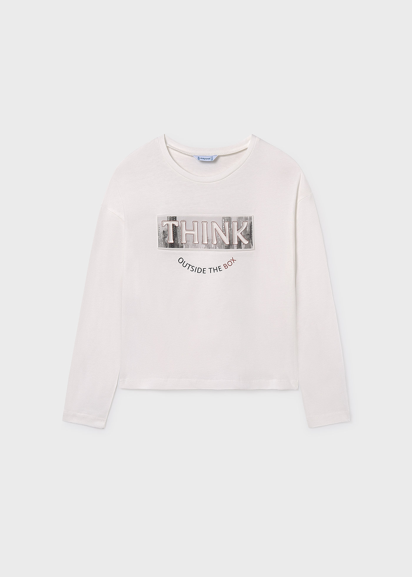 T-shirt basique texte fille