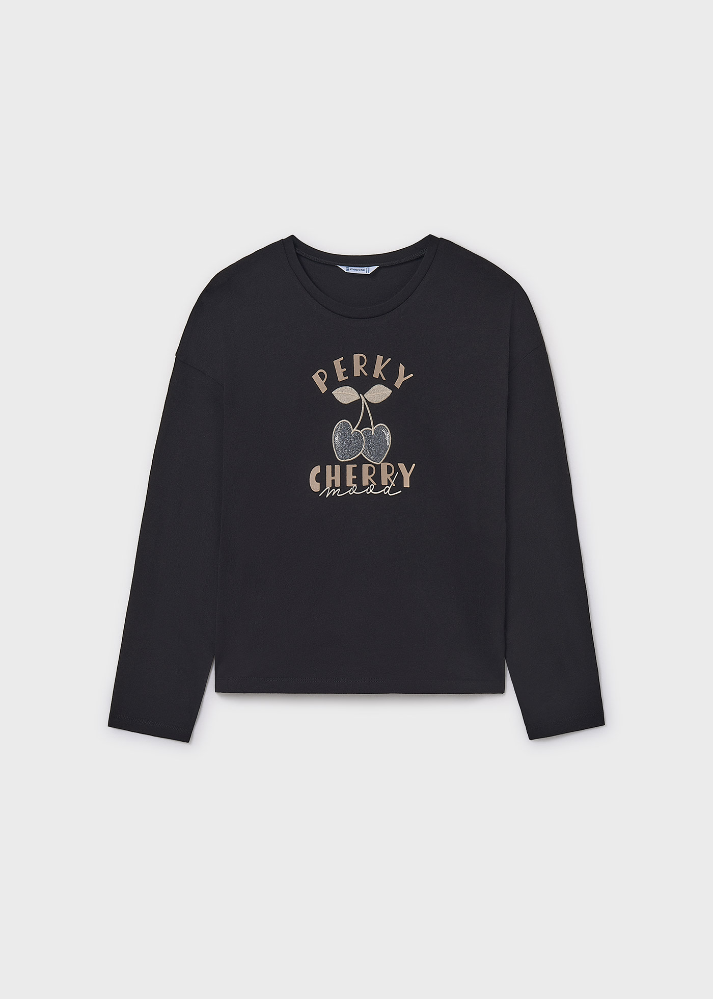 T-shirt basique texte fille