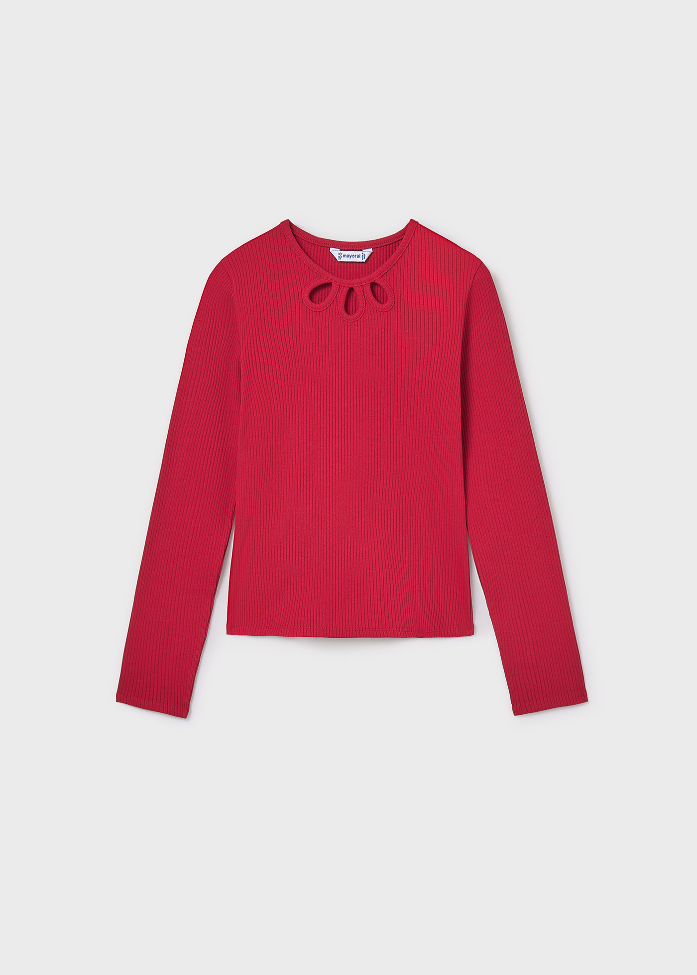 T-shirt canalé fille