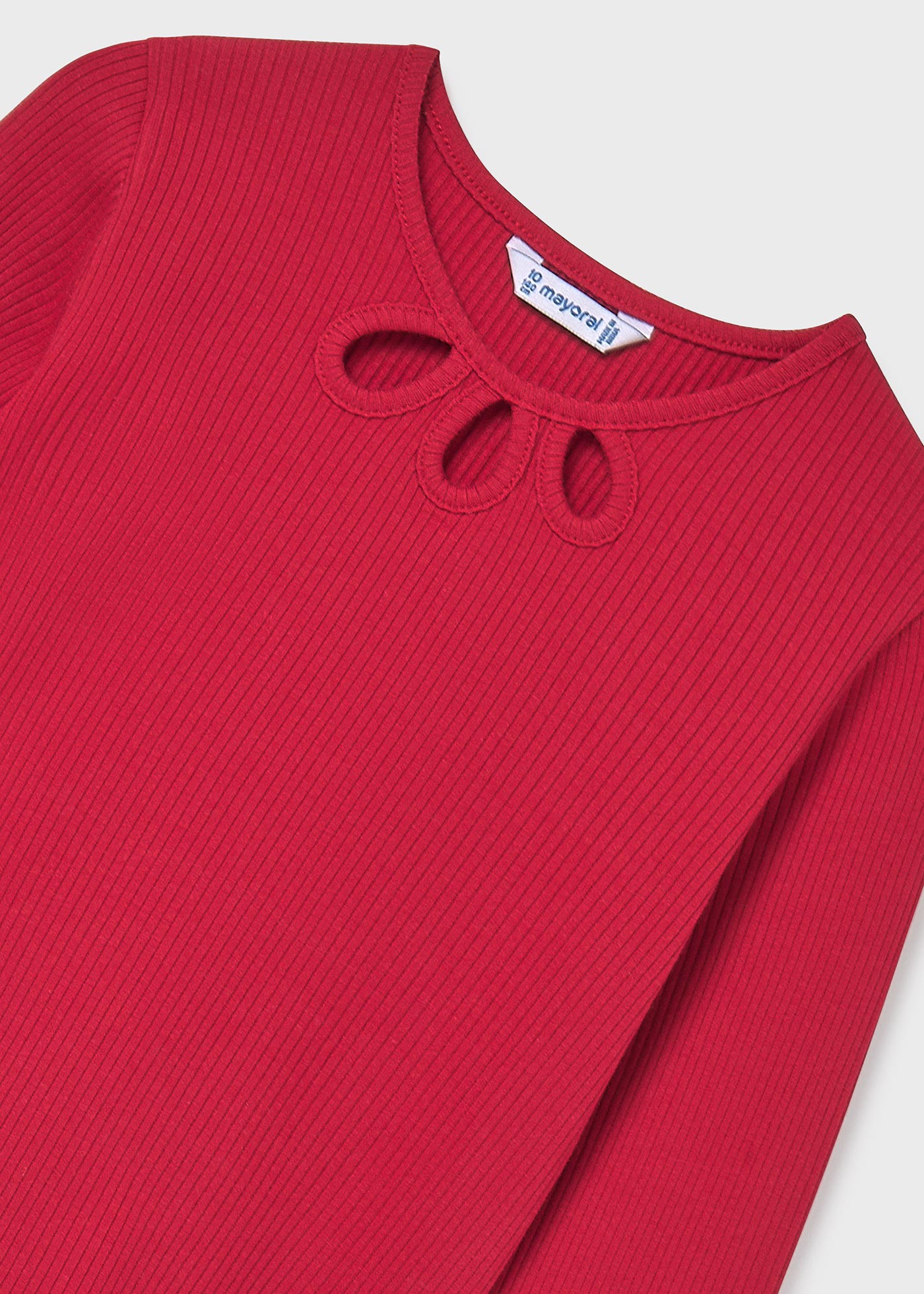 T-shirt canalé fille
