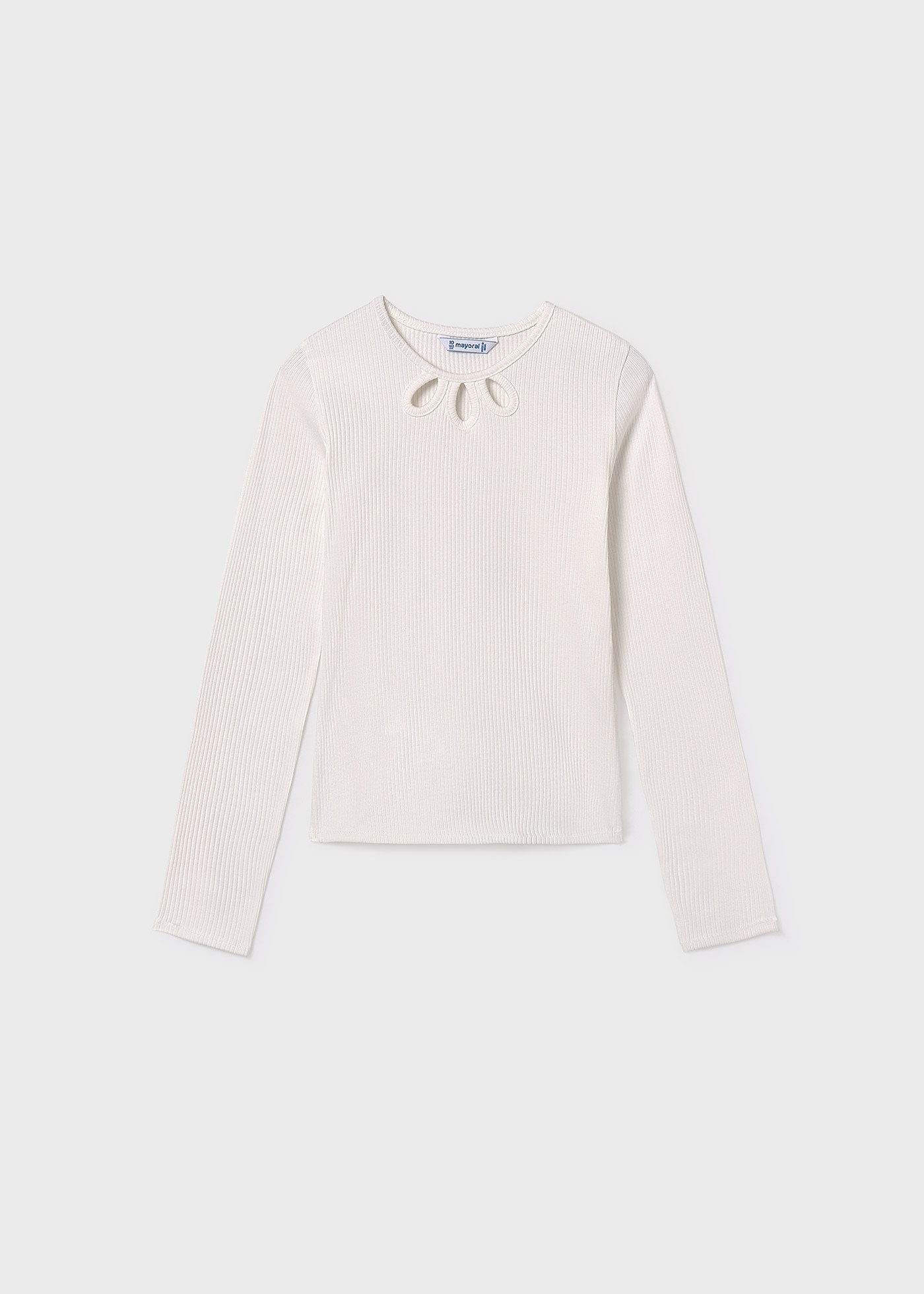 T-shirt canalé fille