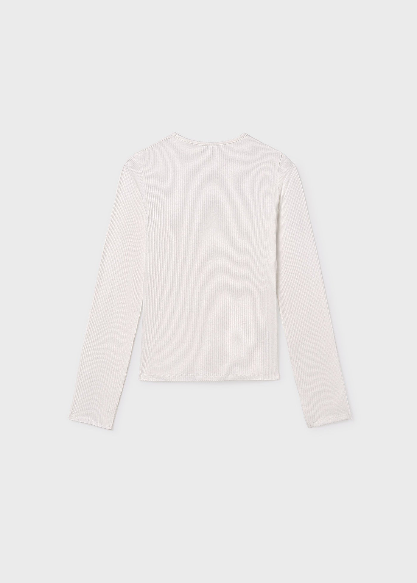 T-shirt canalé fille