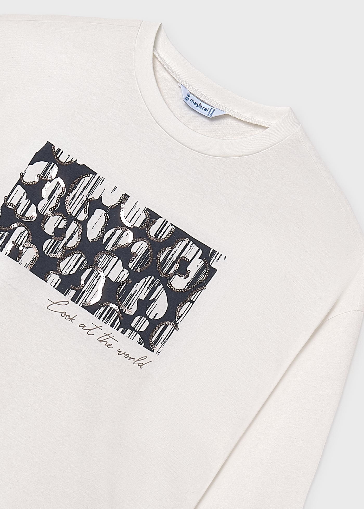 T-shirt graphisme fille