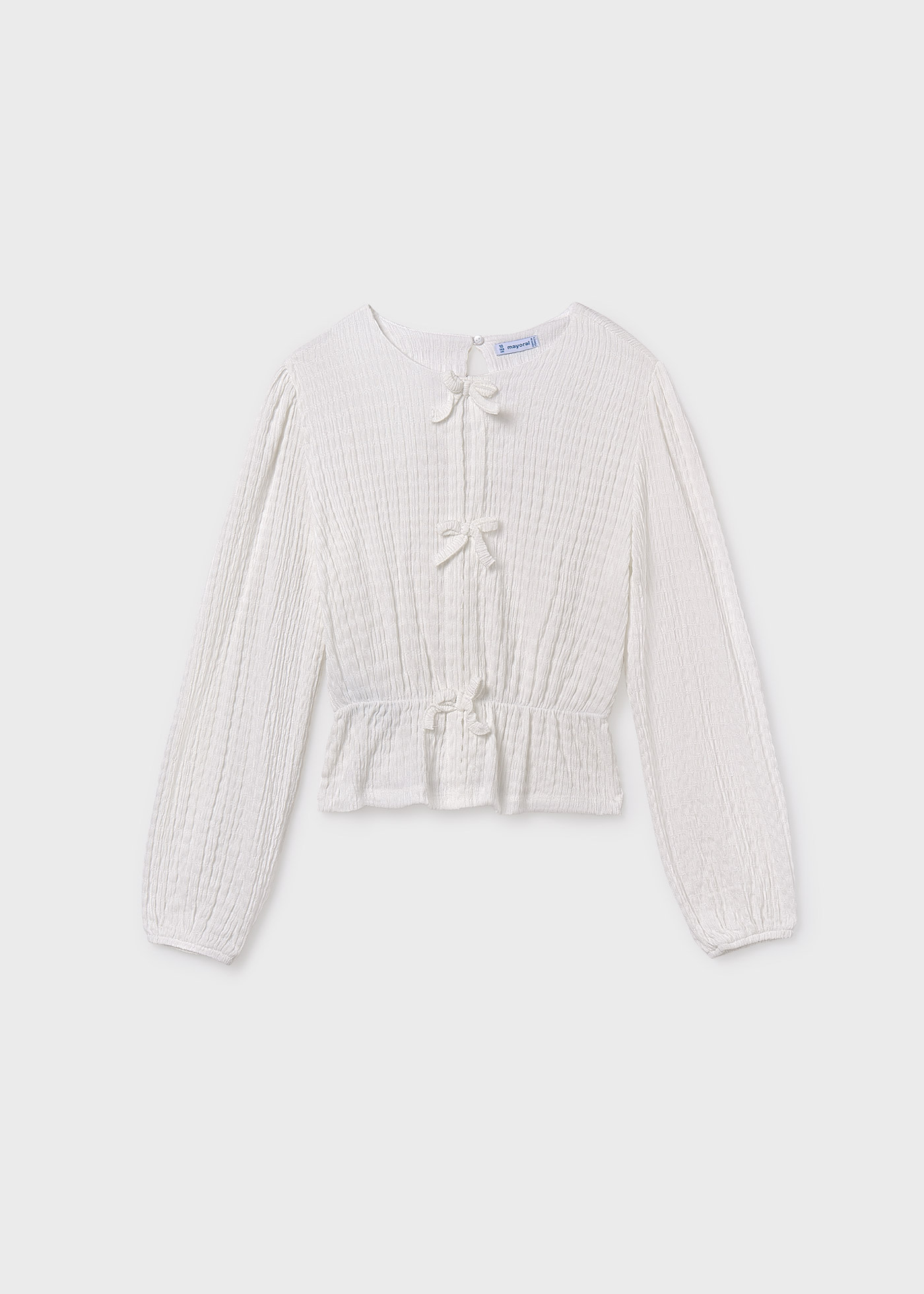 Bluza cu fundite fata