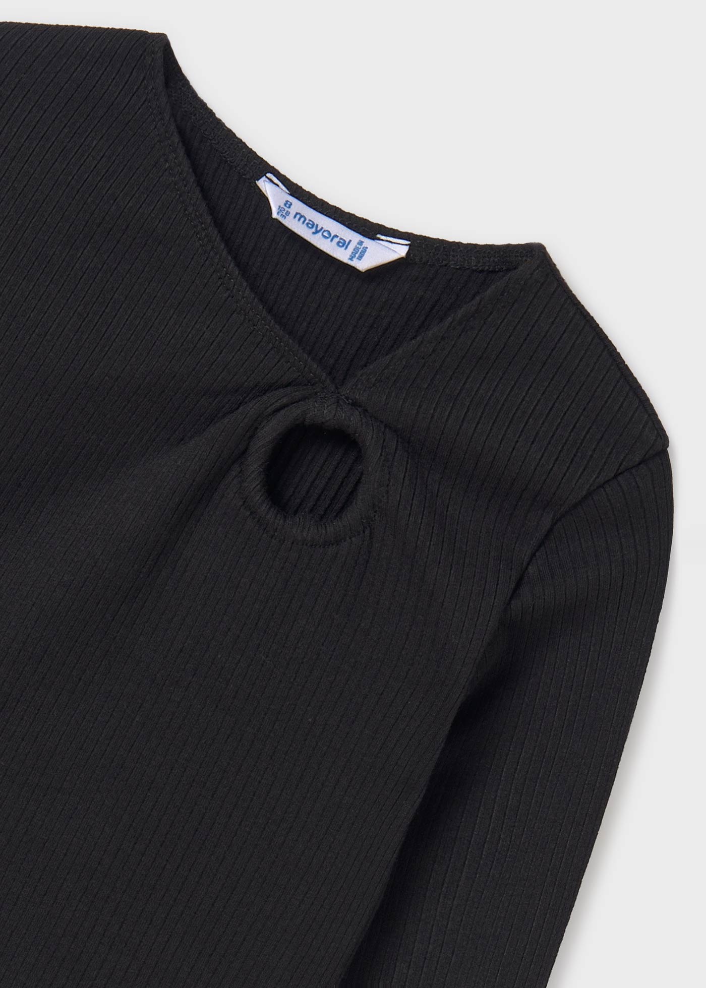 Maglietta costine ragazza