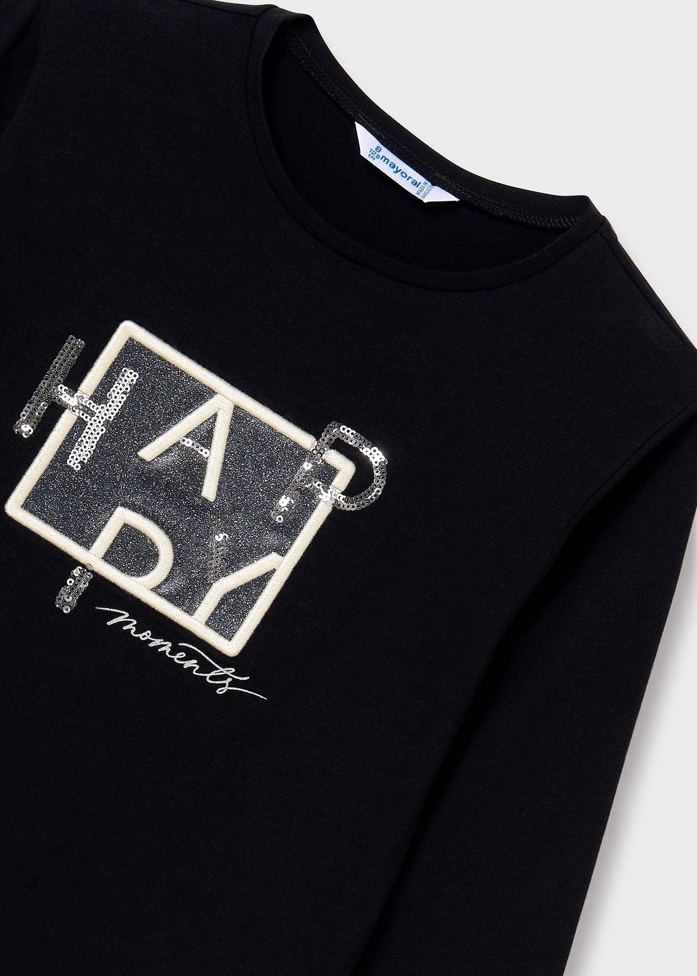 Tricou text paiete fata