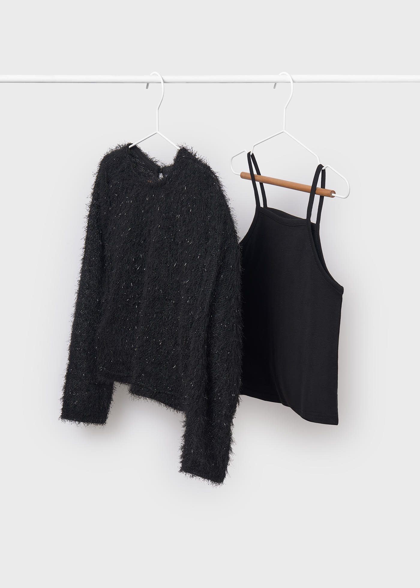 Camisola fantasia com top interior rapariga