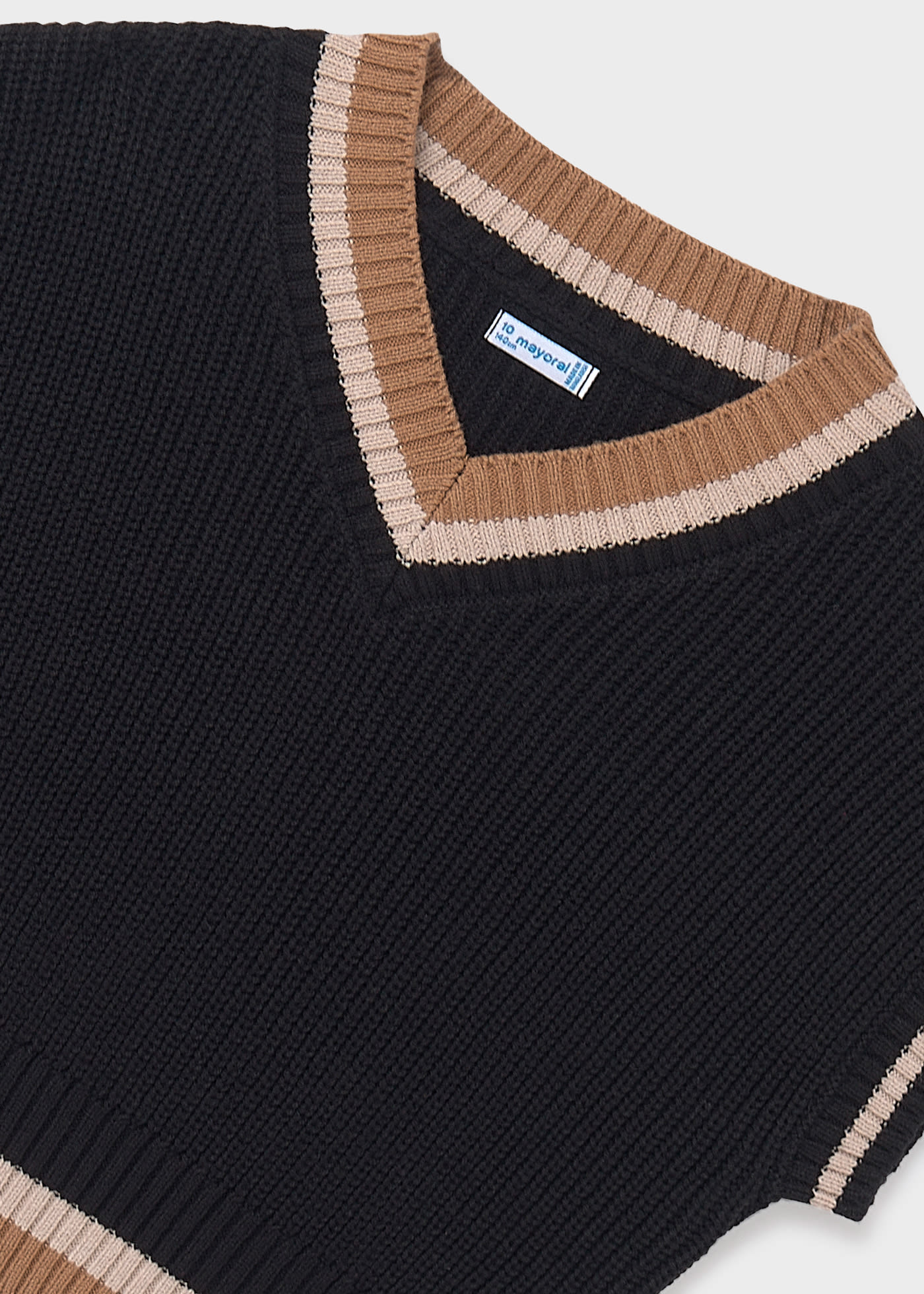 Colete contrastes rapariga