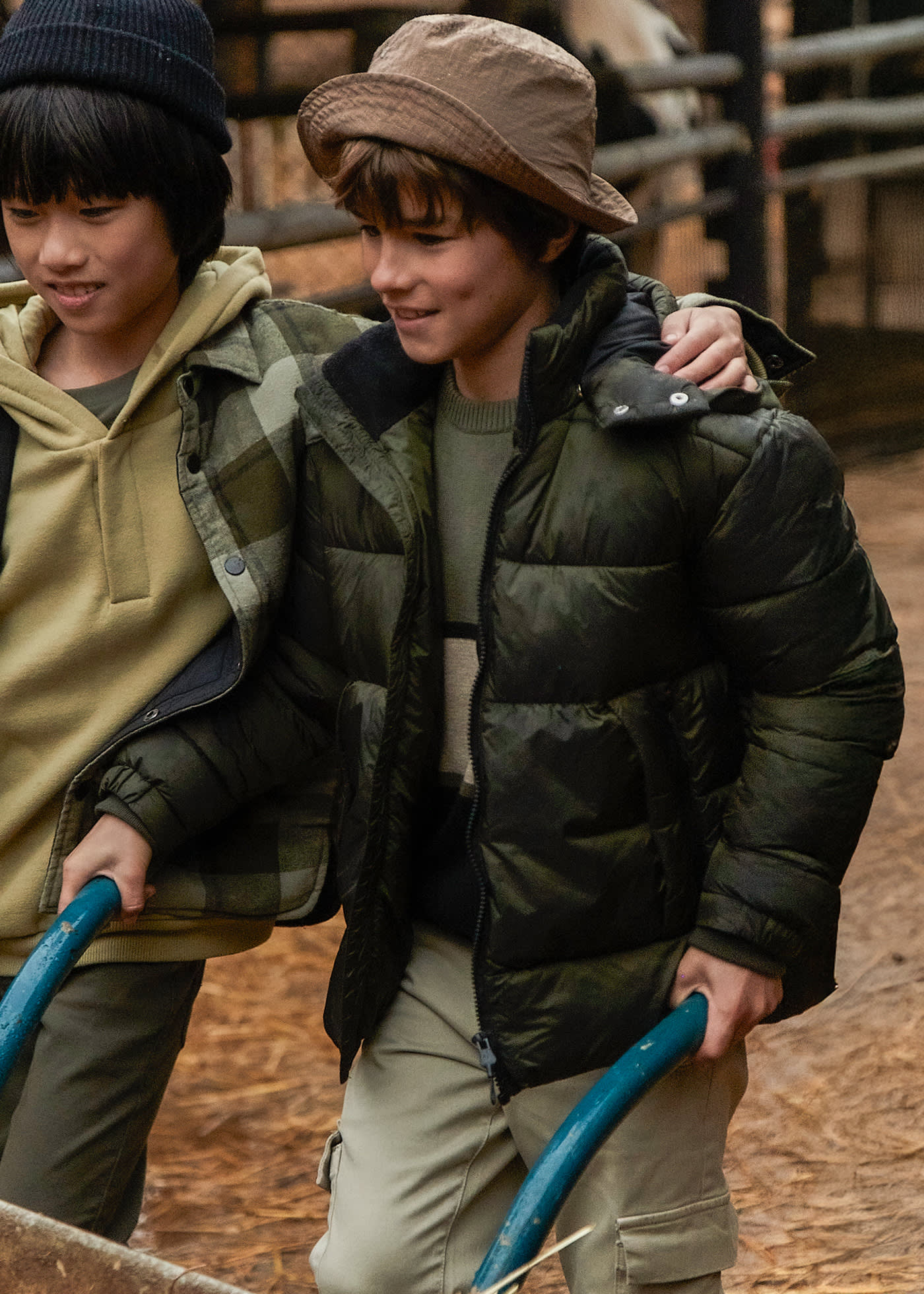 Boys quilted coat