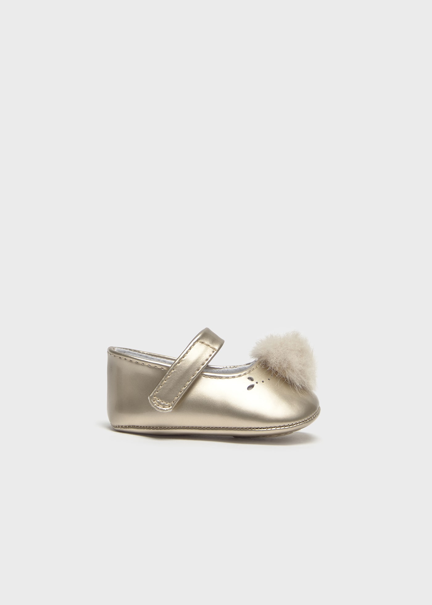 Ballerines à pompon nouveau-né