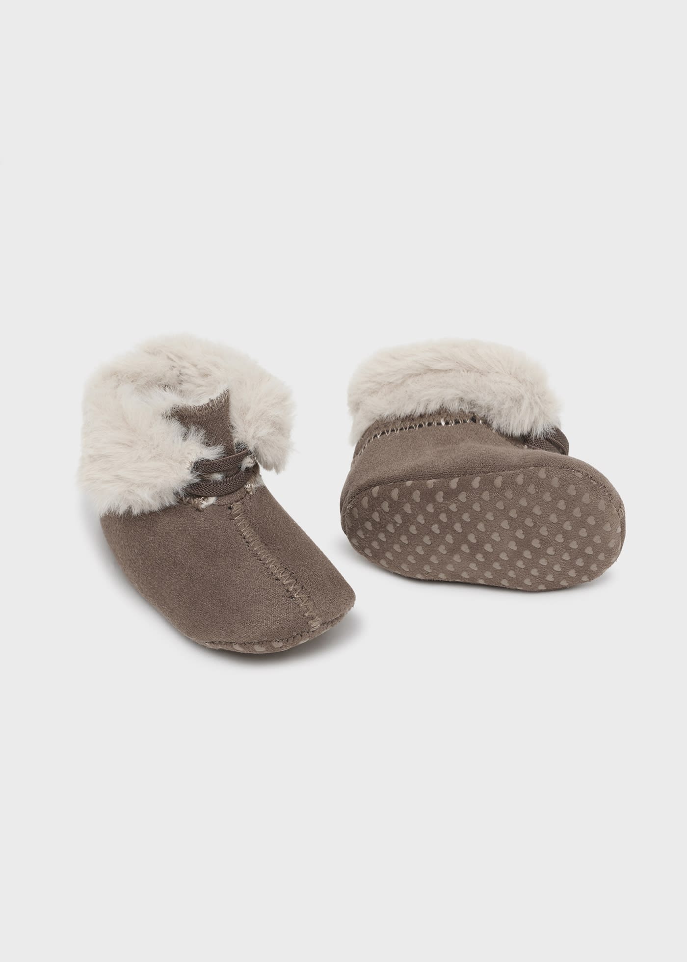 Newborn Girl Fur Ankle Boots