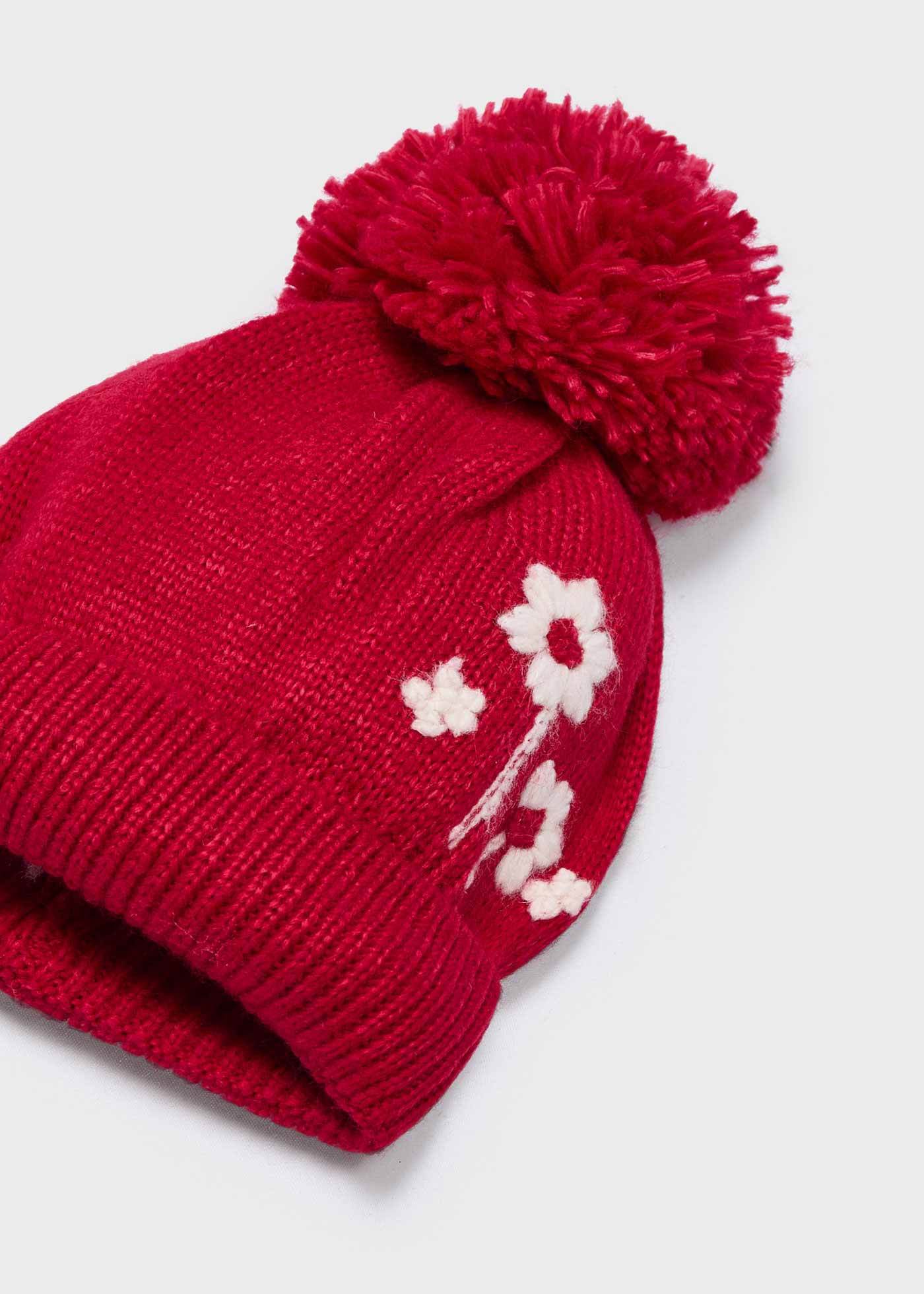 Set cappello e sciarpa righe bambina Rosa