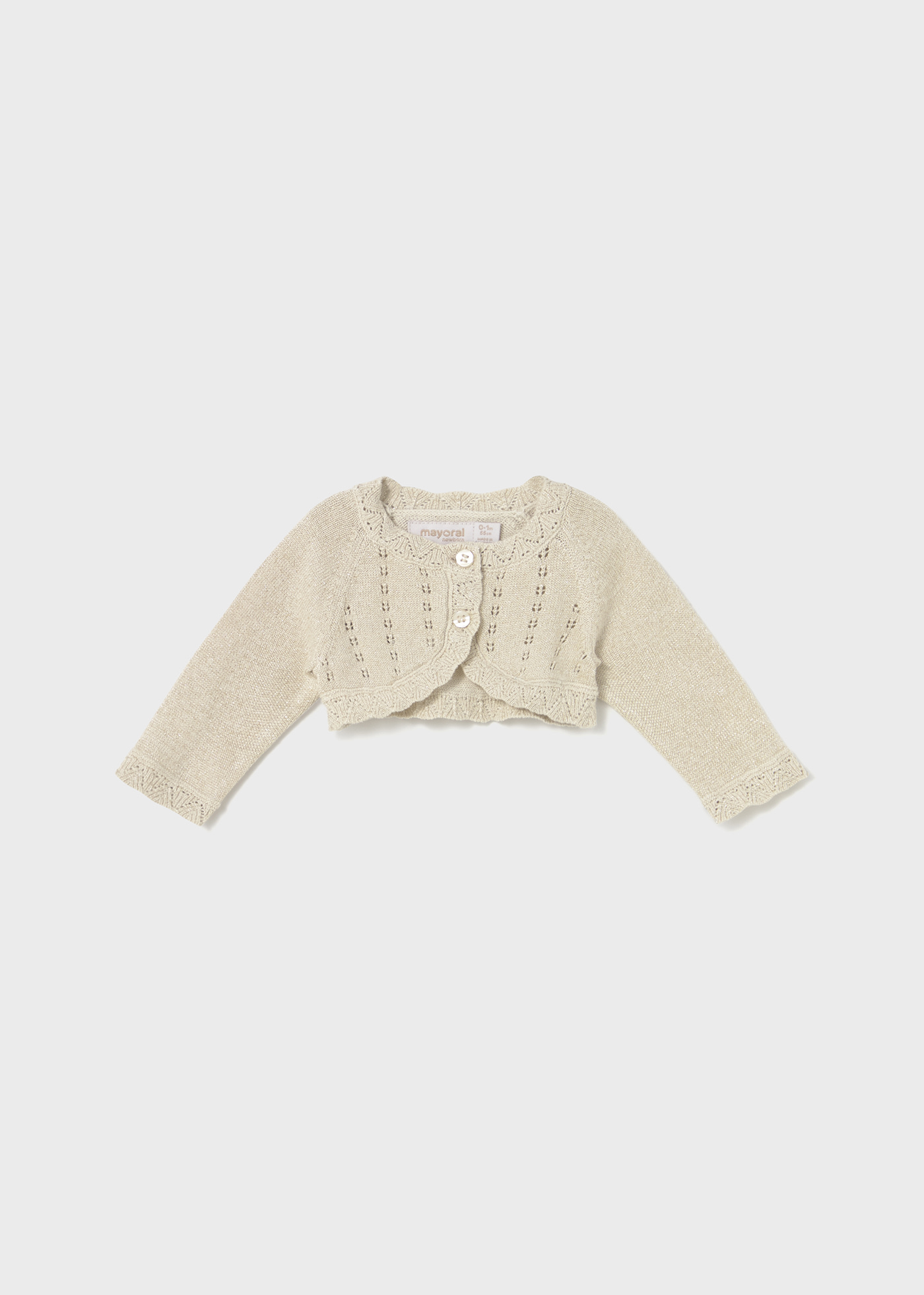 Bolero Strickjacke Neugeborene Mädchen