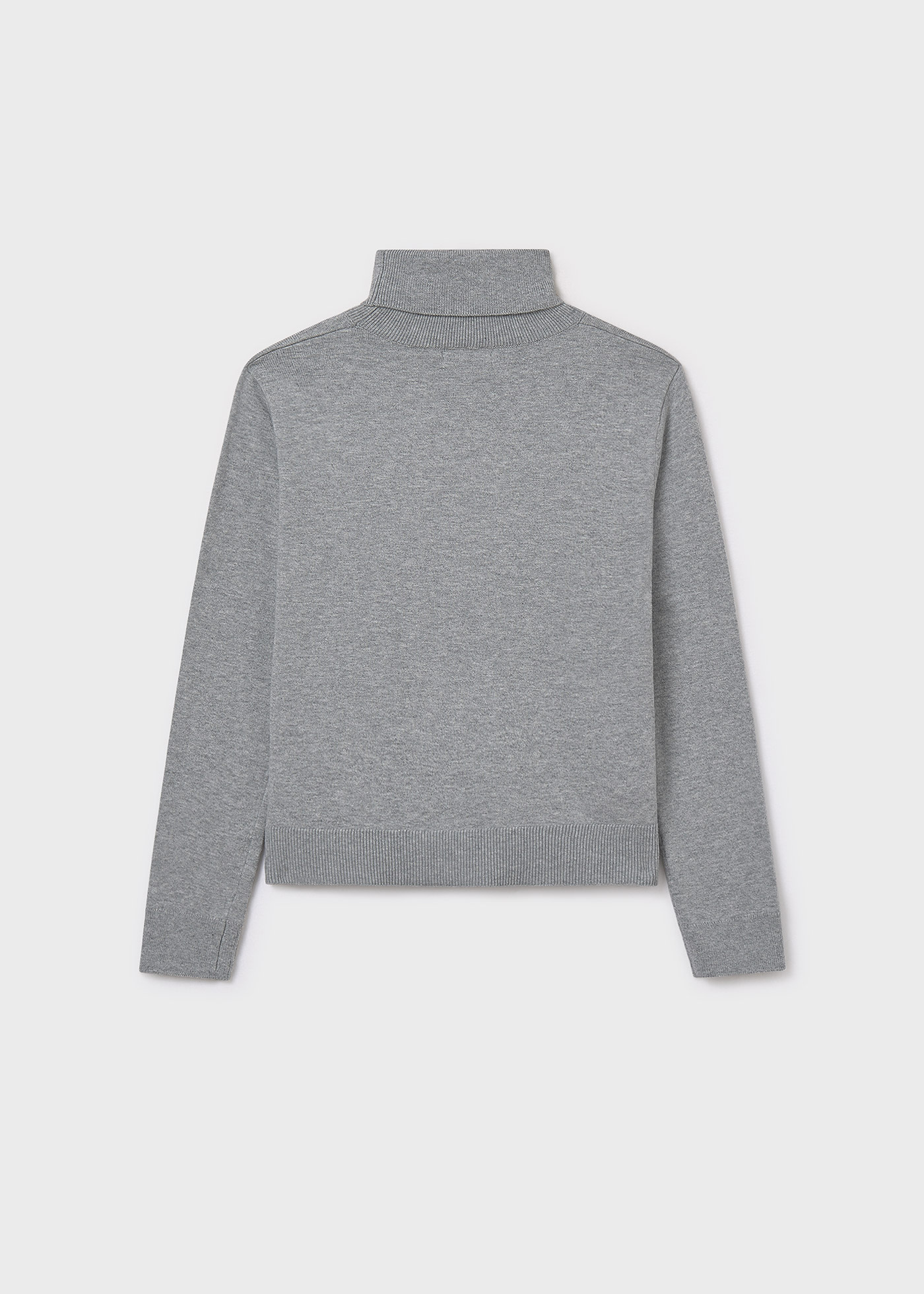 Pull col cheminée basique fille