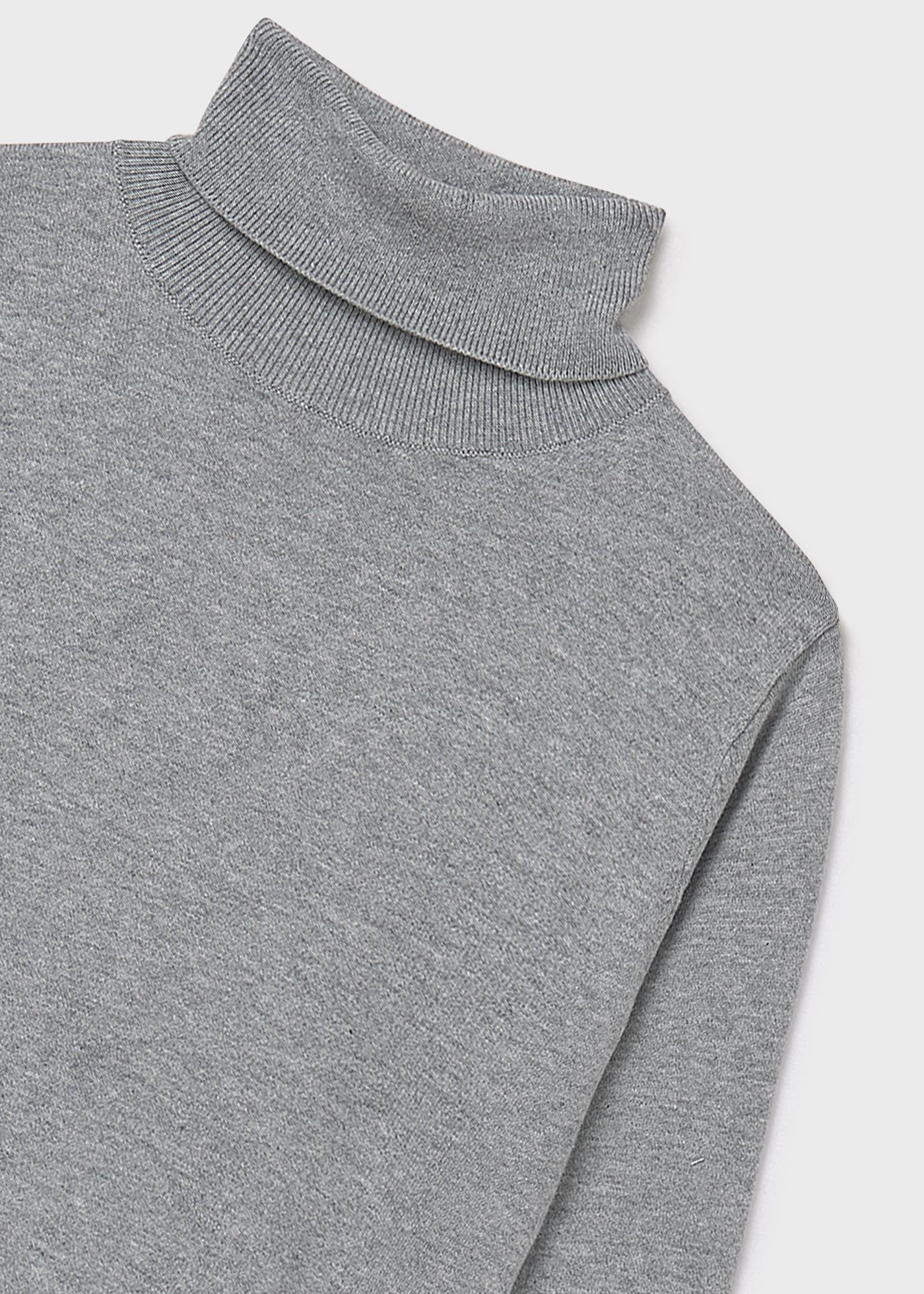Pull col cheminée basique fille