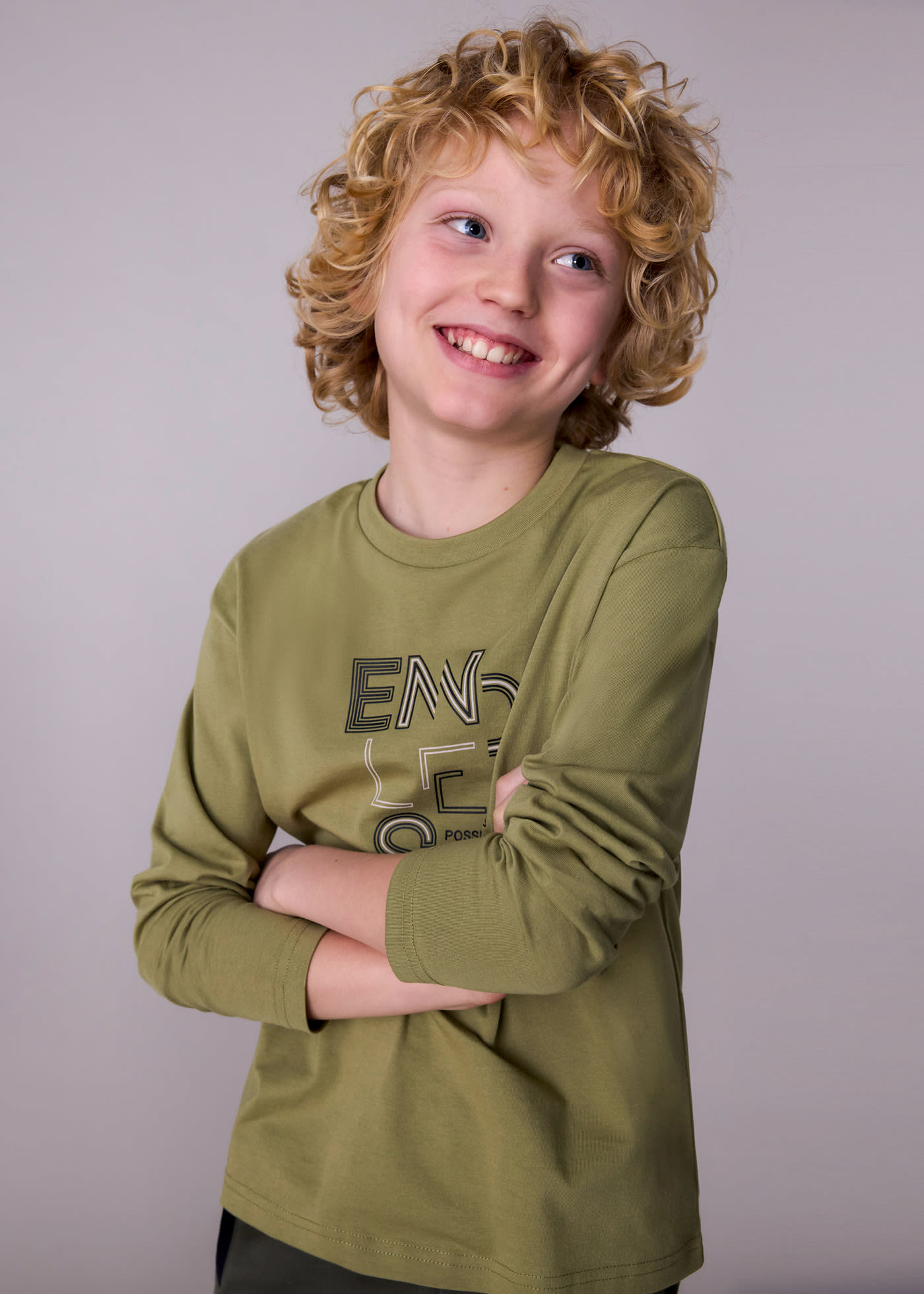 Boy Basic Print T-Shirt