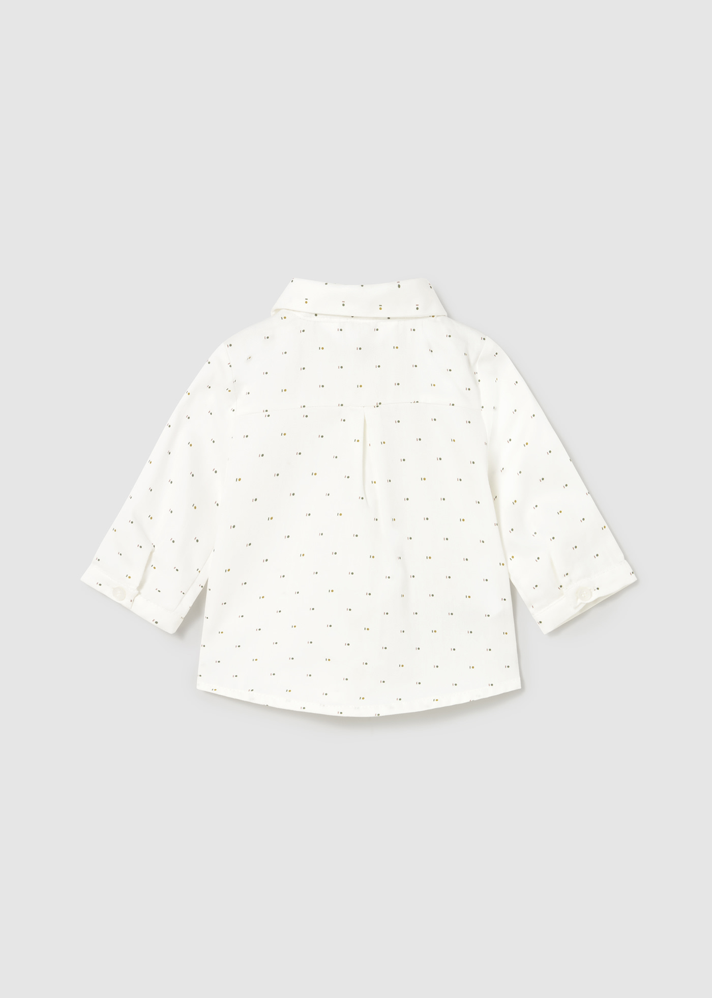 Camisa con corbatín recién  nacido