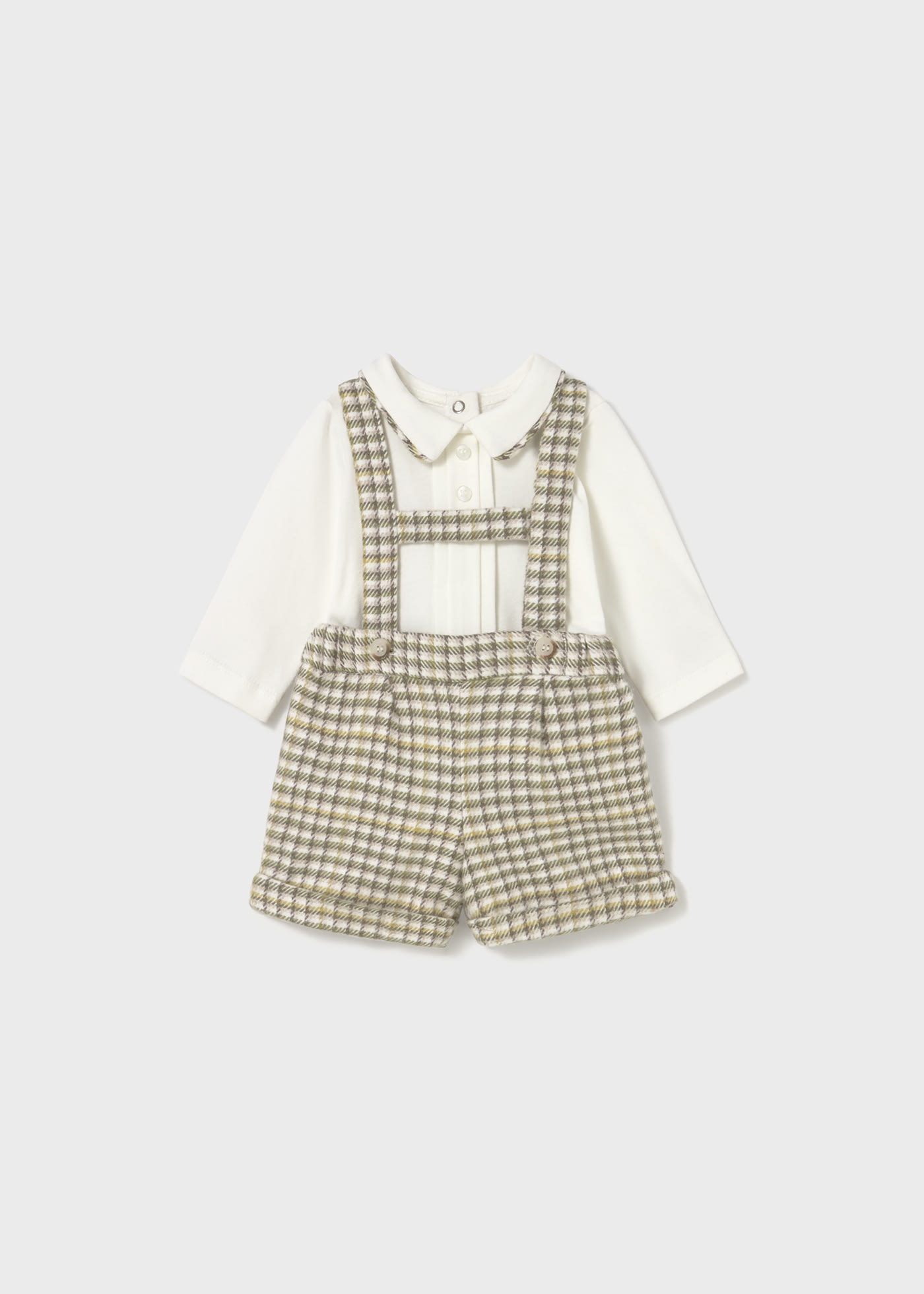Newborn Boy Shorts and Bodysuit Set