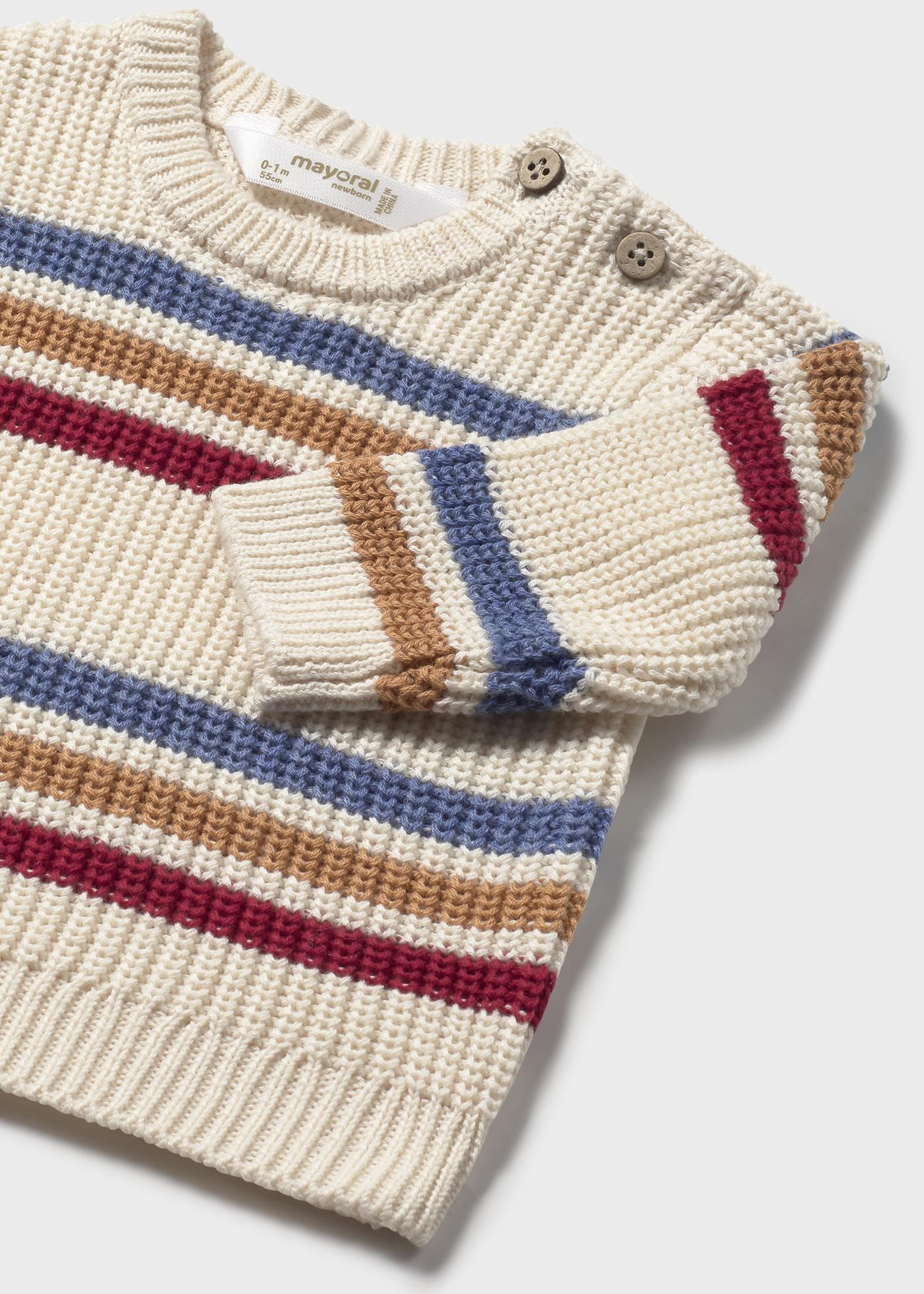 Newborn Boy Soft Knit Sweater