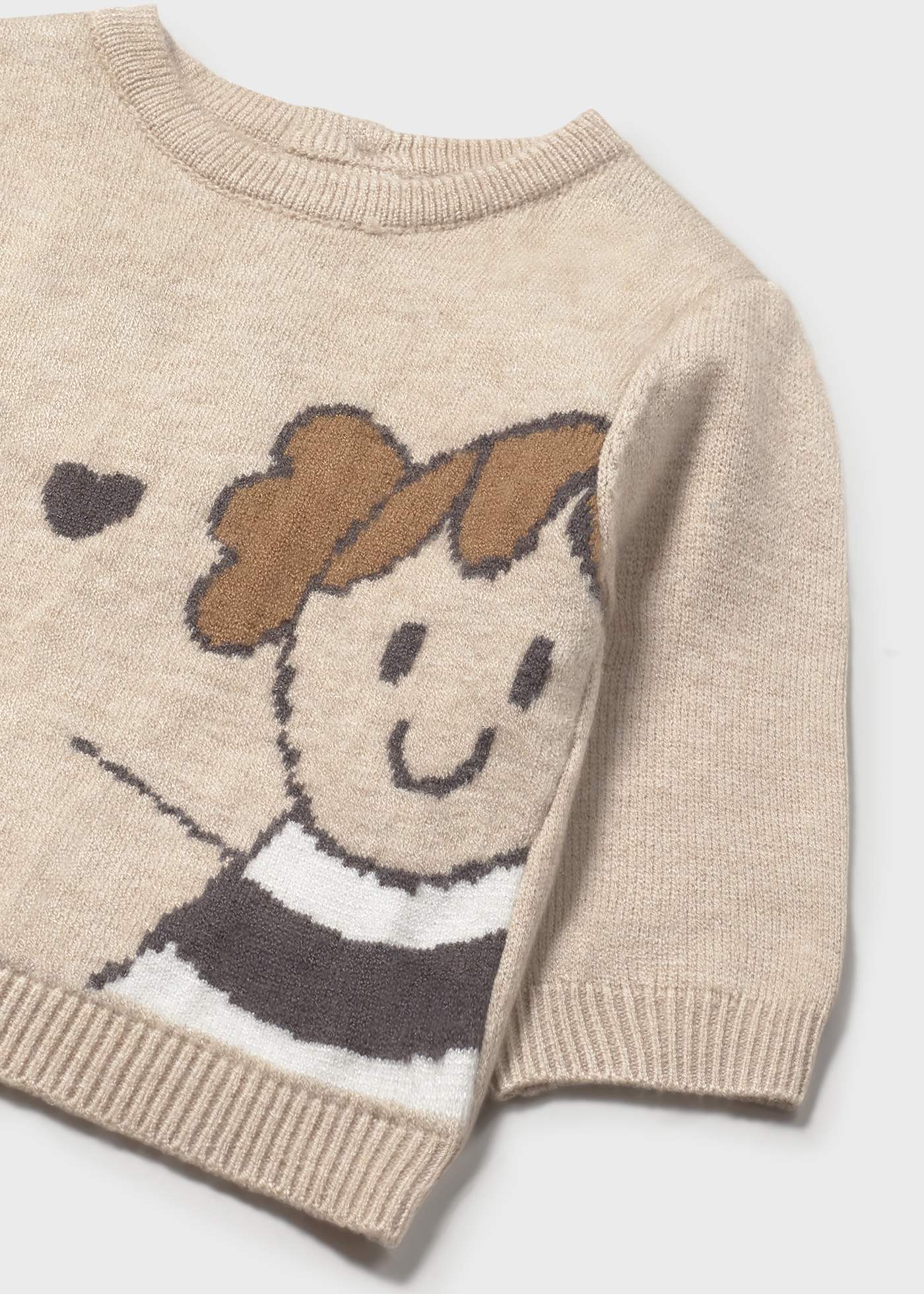 Пуловер за новородено момиче