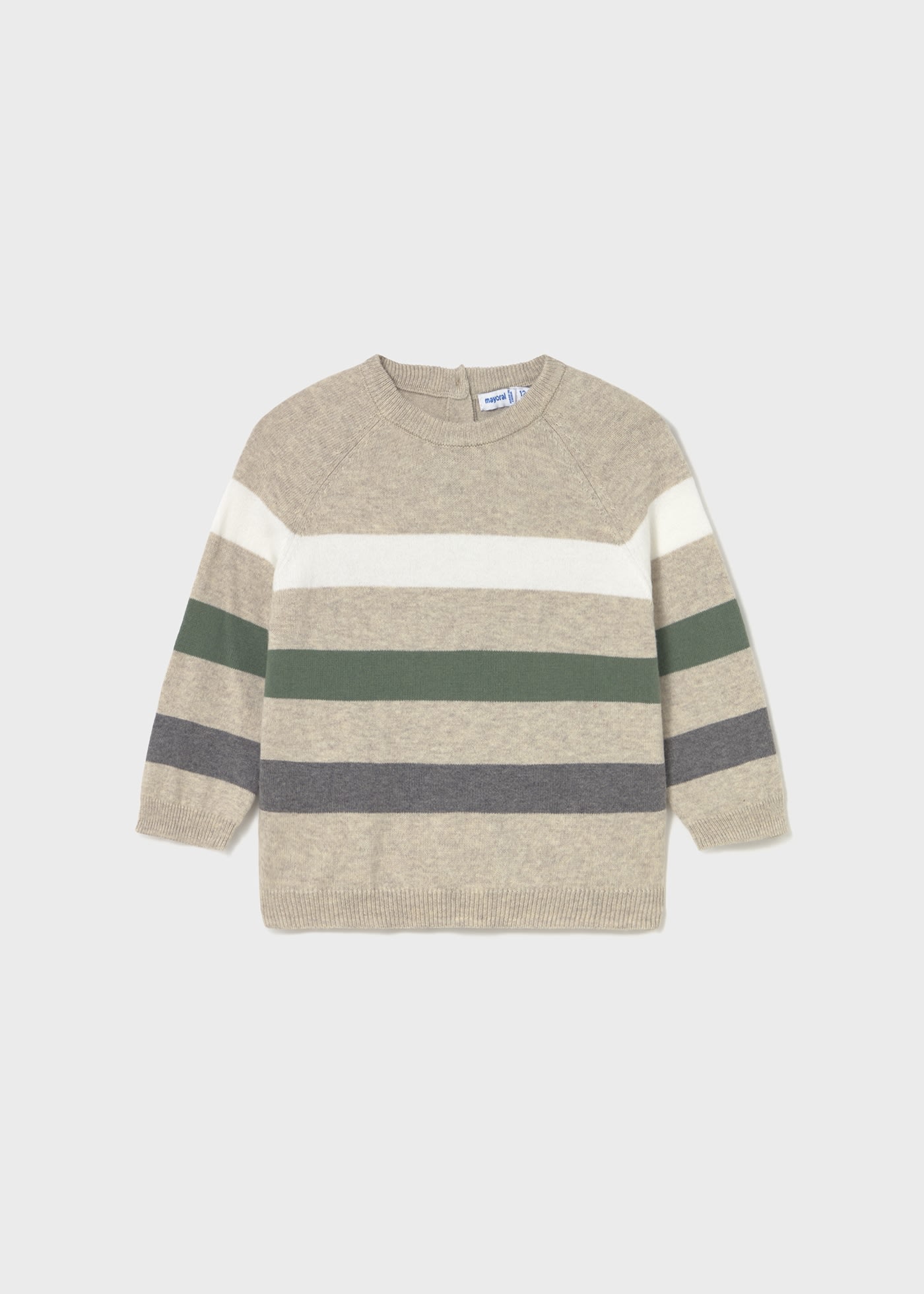 Baby block striped jumper