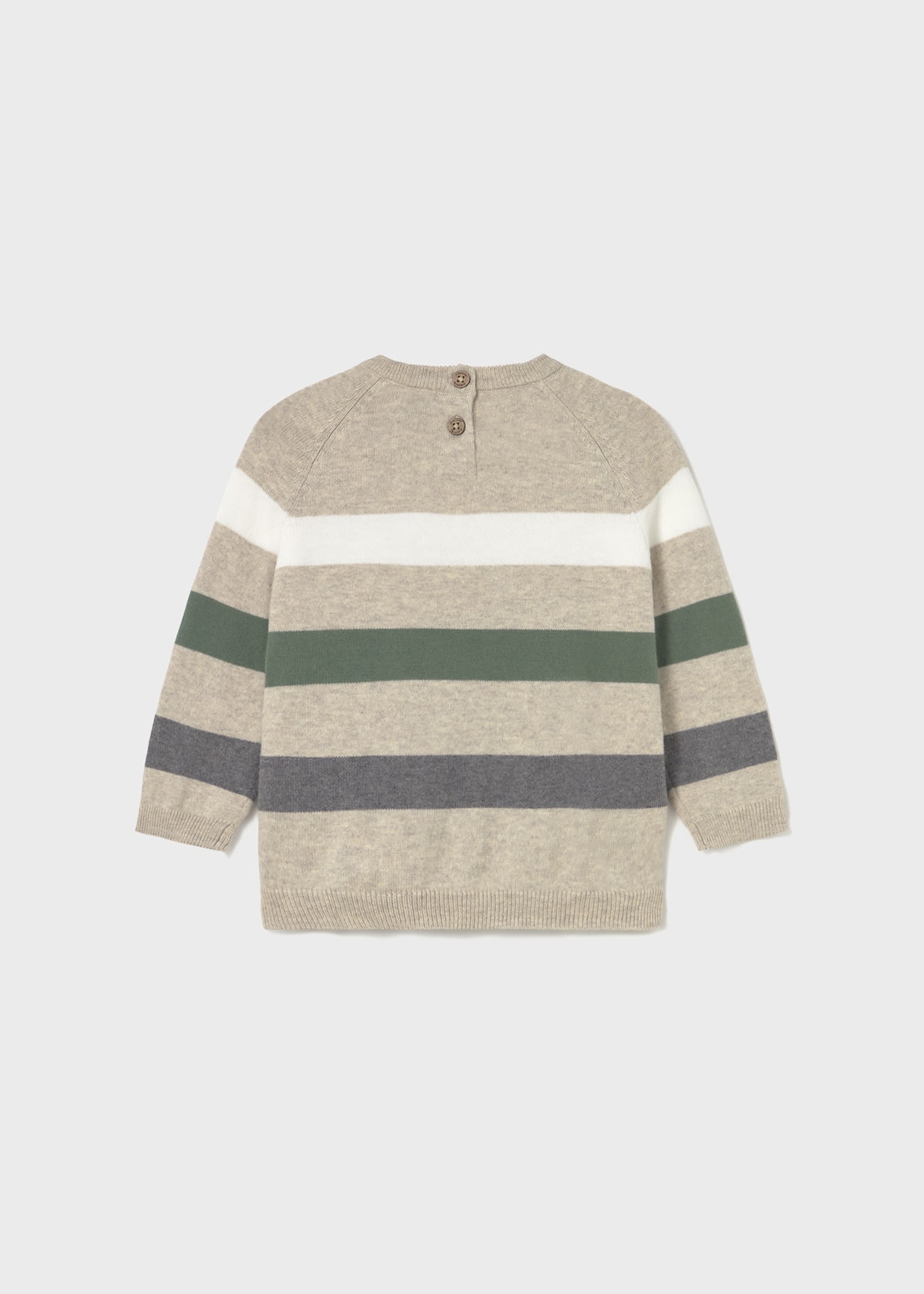 Baby block striped jumper