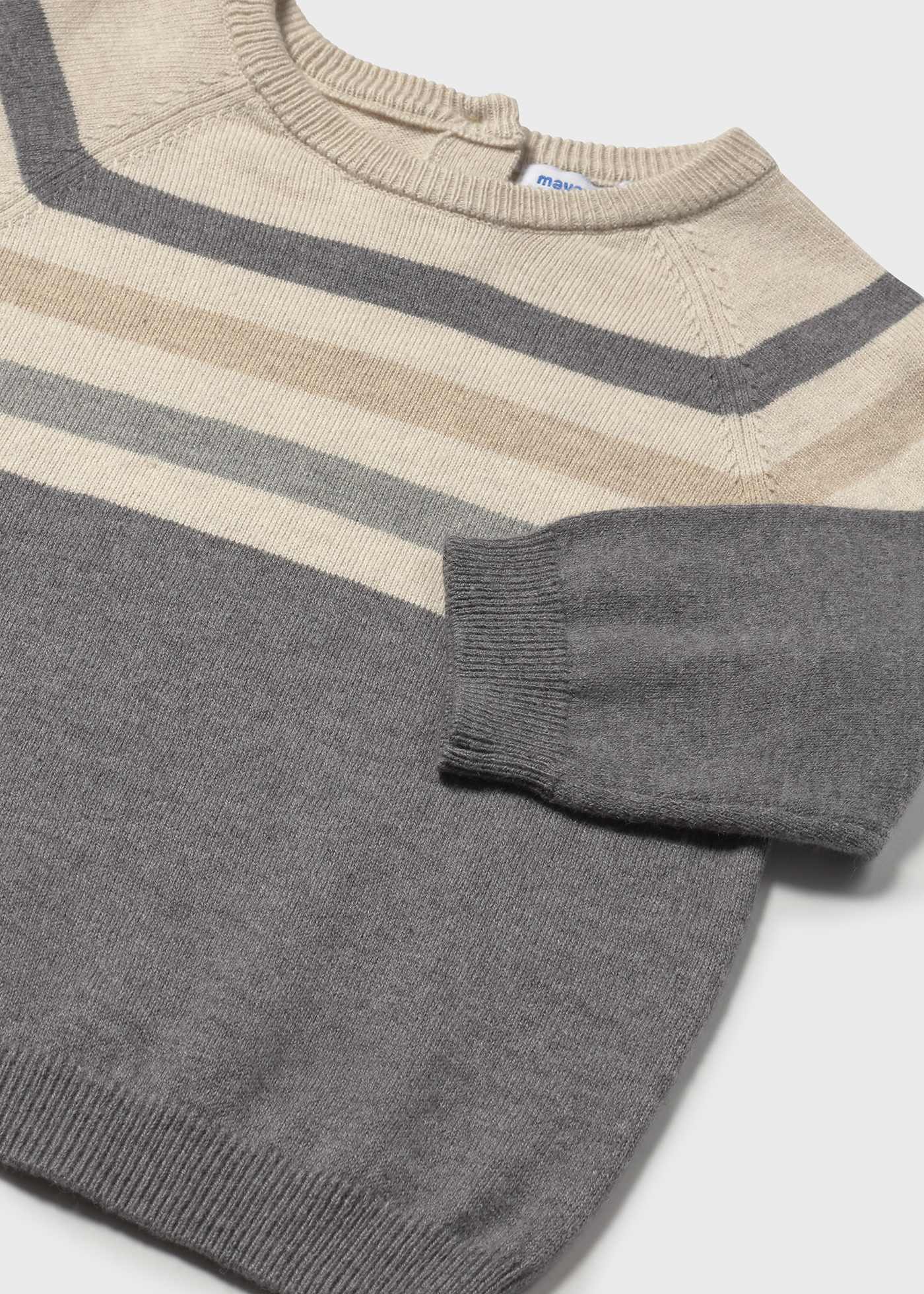 Baby block striped jumper