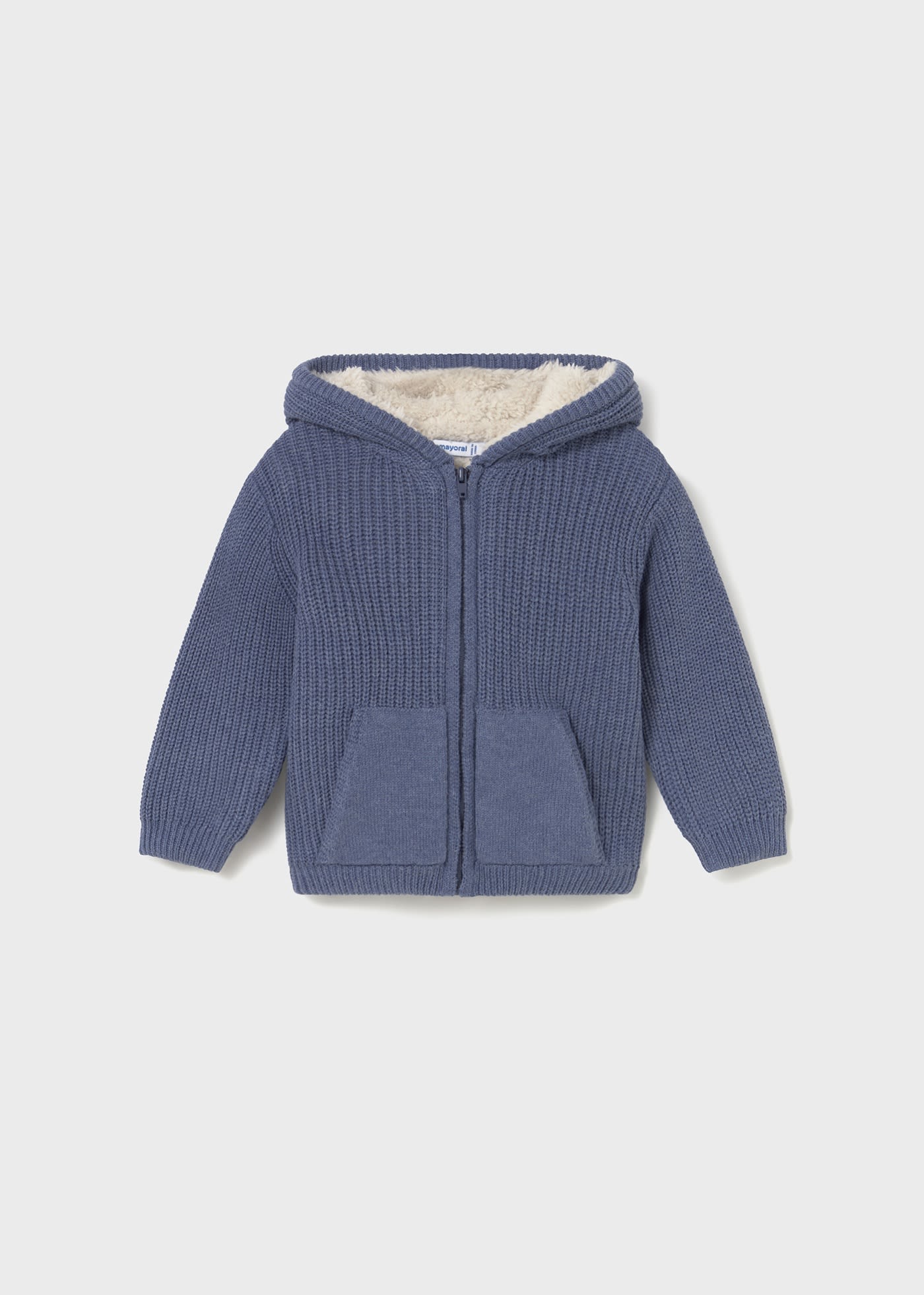 Giacca in maglia orecchie neonato