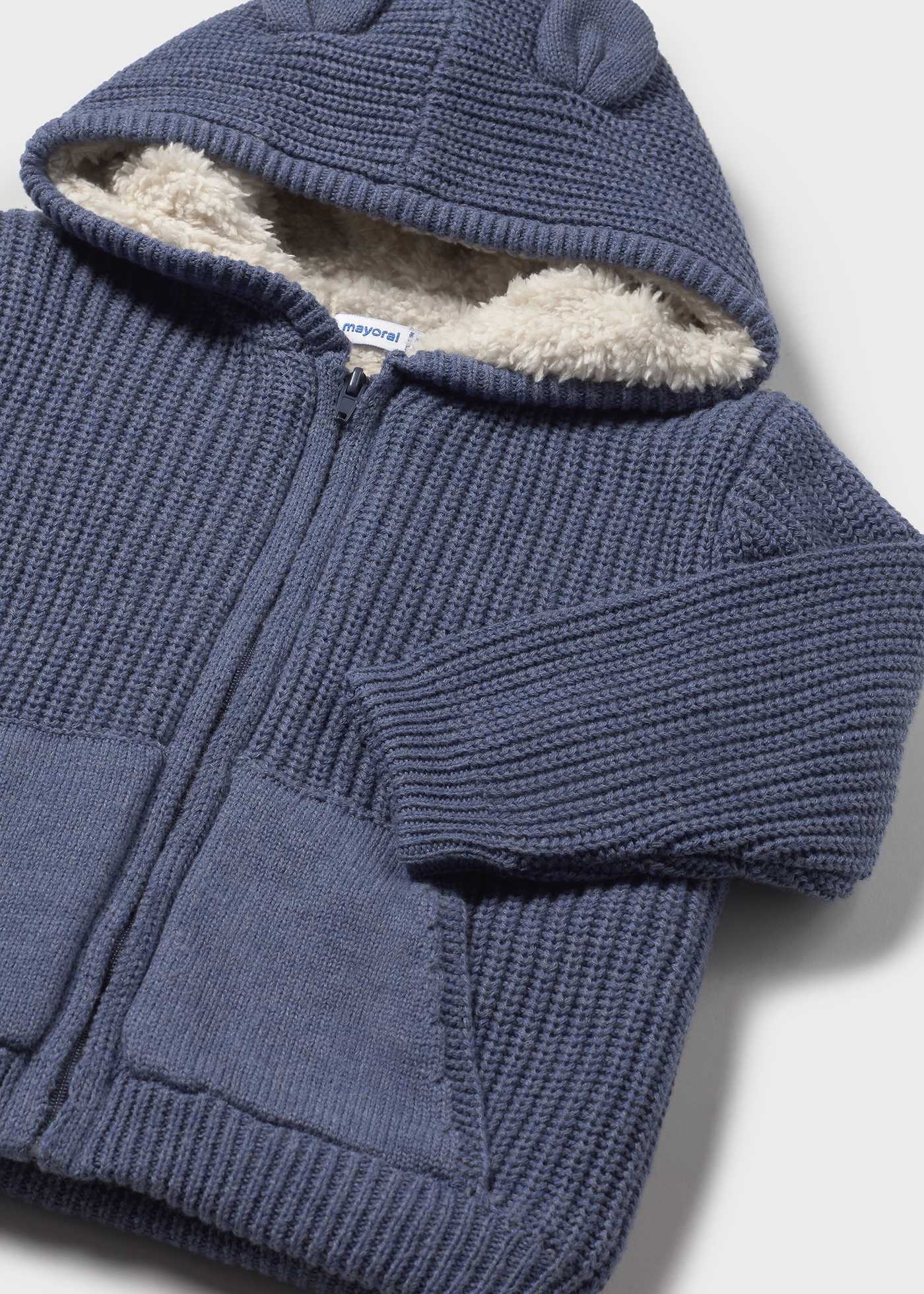 Sudadera tricot orejas bebé