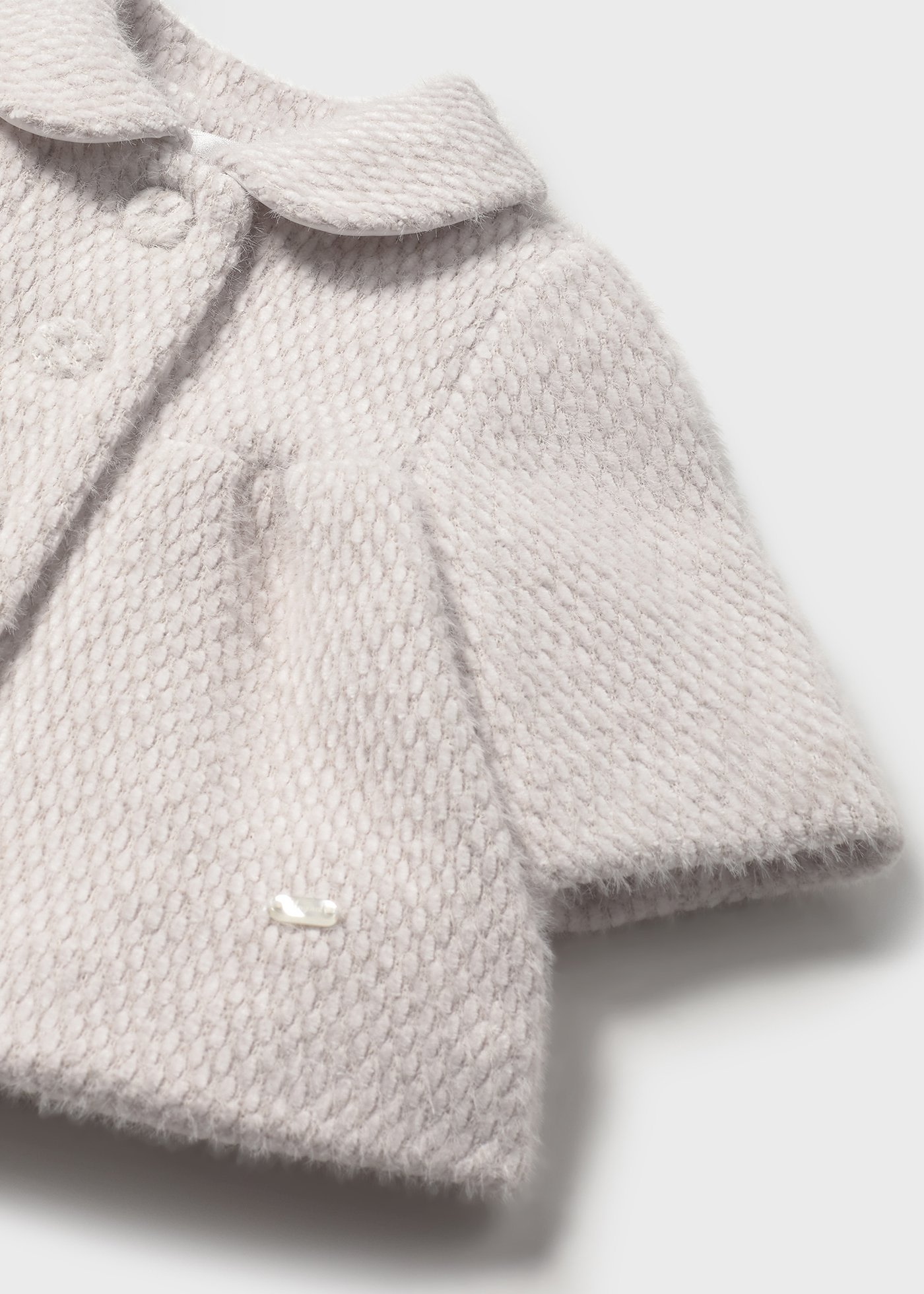 Newborn Girl Terry Cloth Coat