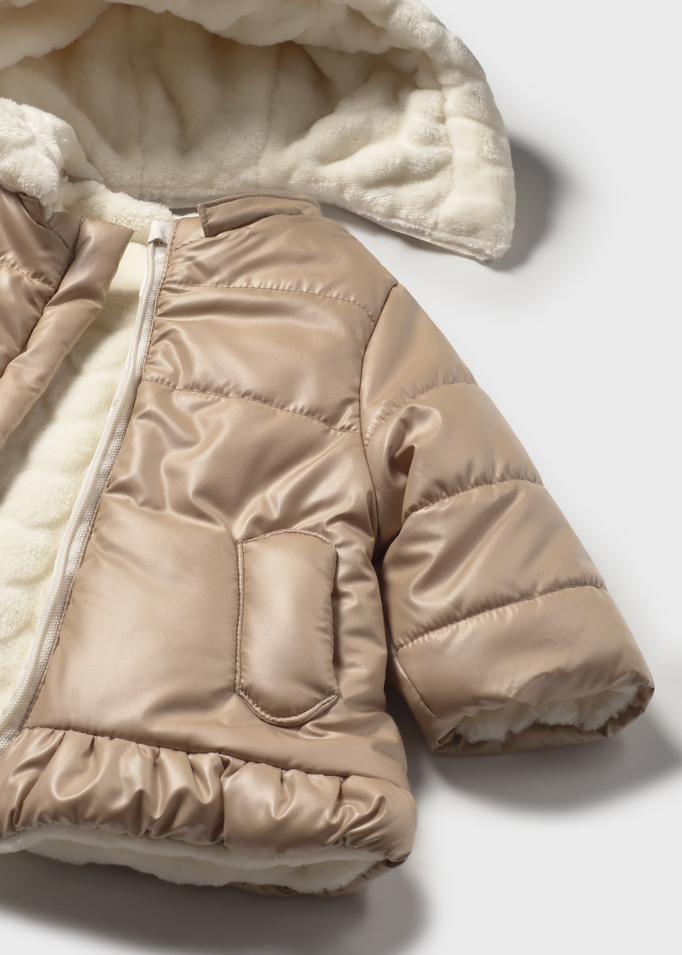 Blusão reversível recém nascida