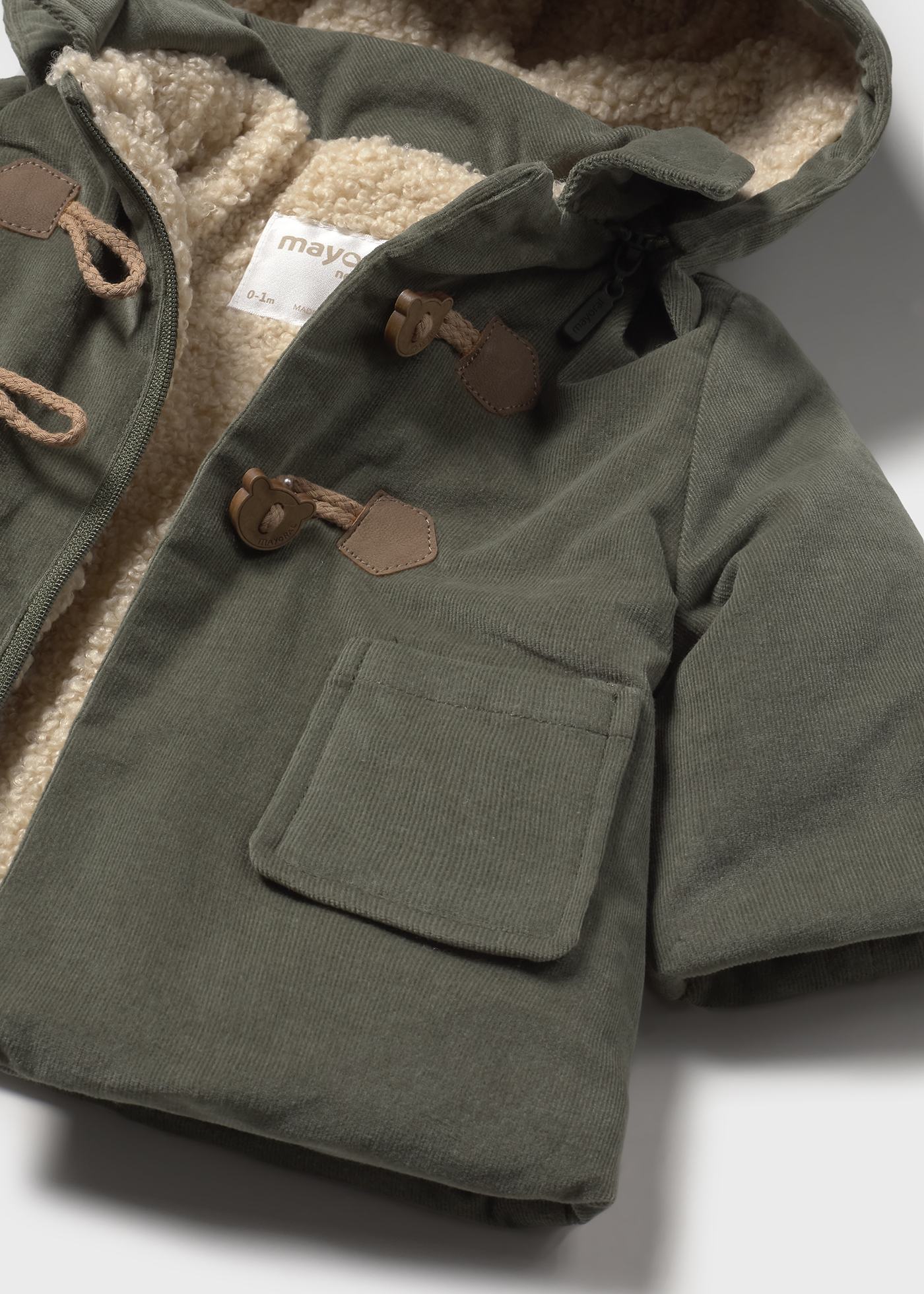 Newborn duffel coat